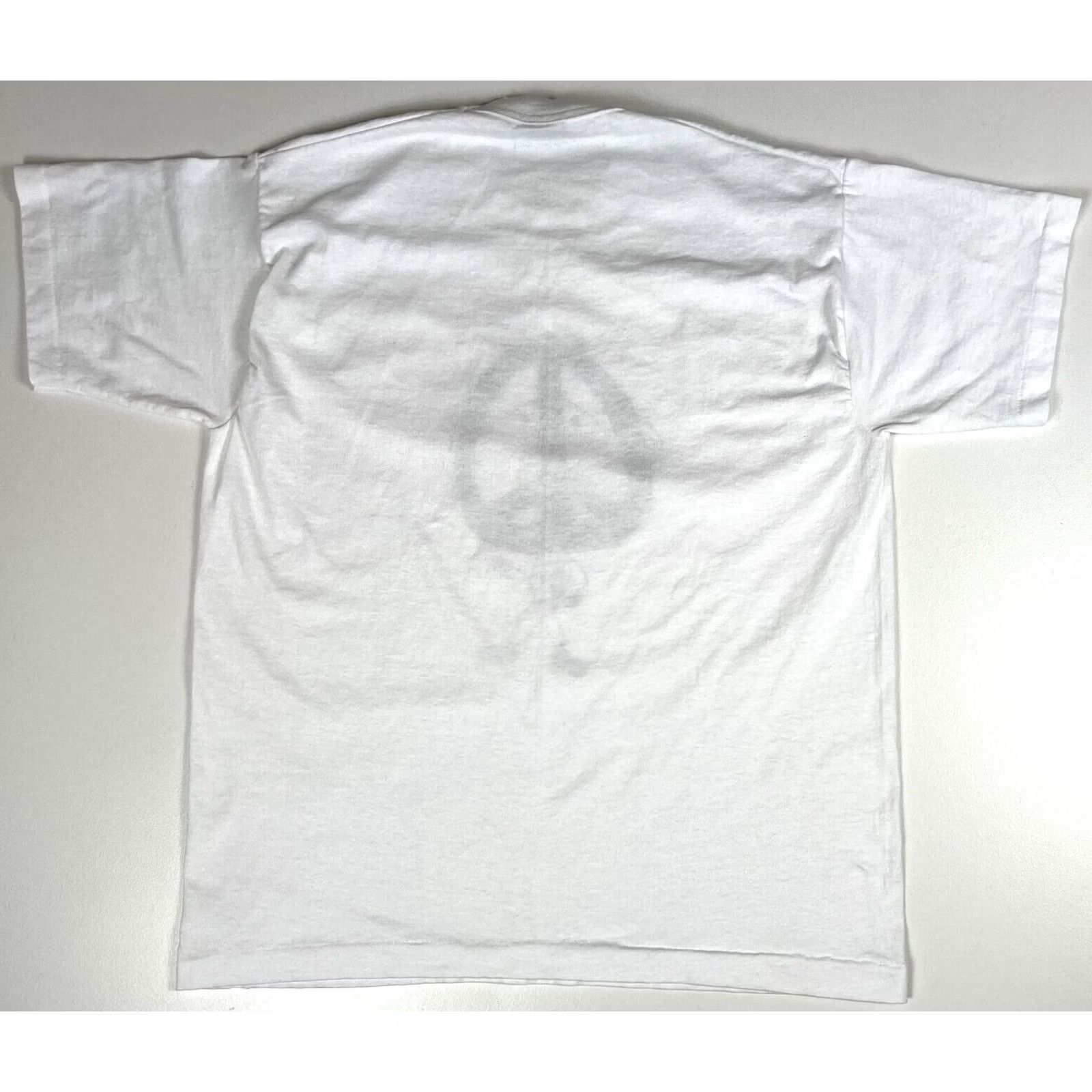 Fruit Of The Loom VINTAGE Grateful Dead T-Shirt Unisex Adults Short Sleeve Crew Neck Made in USA 1990s White Size L Cotton Poly Blend Single Stitch Size US L / EU 52-54 / 3 - 2 Thumbnail