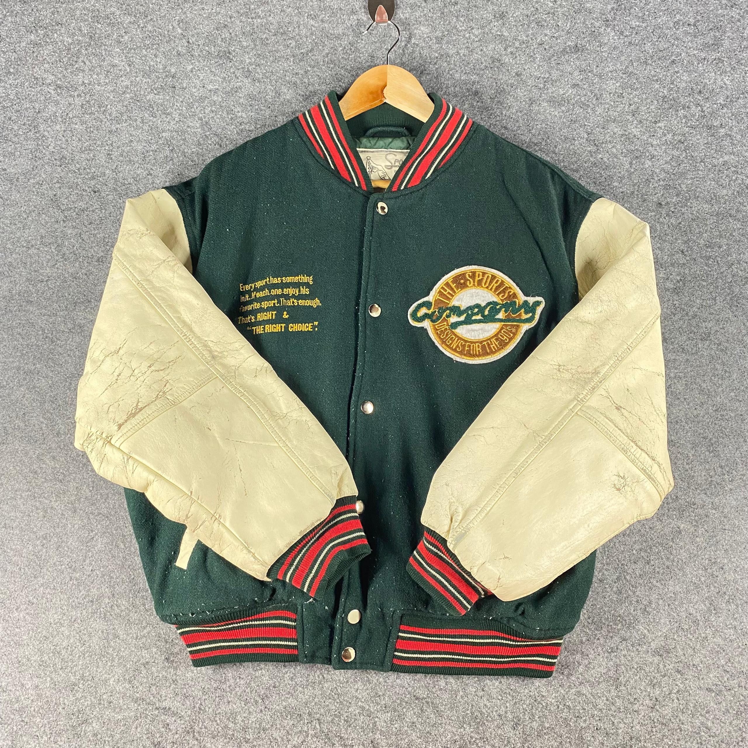 If Six Was Nine Vintage The Sport Company Varsity Jacket Size US L / EU 52-54 / 3 - 3 Thumbnail