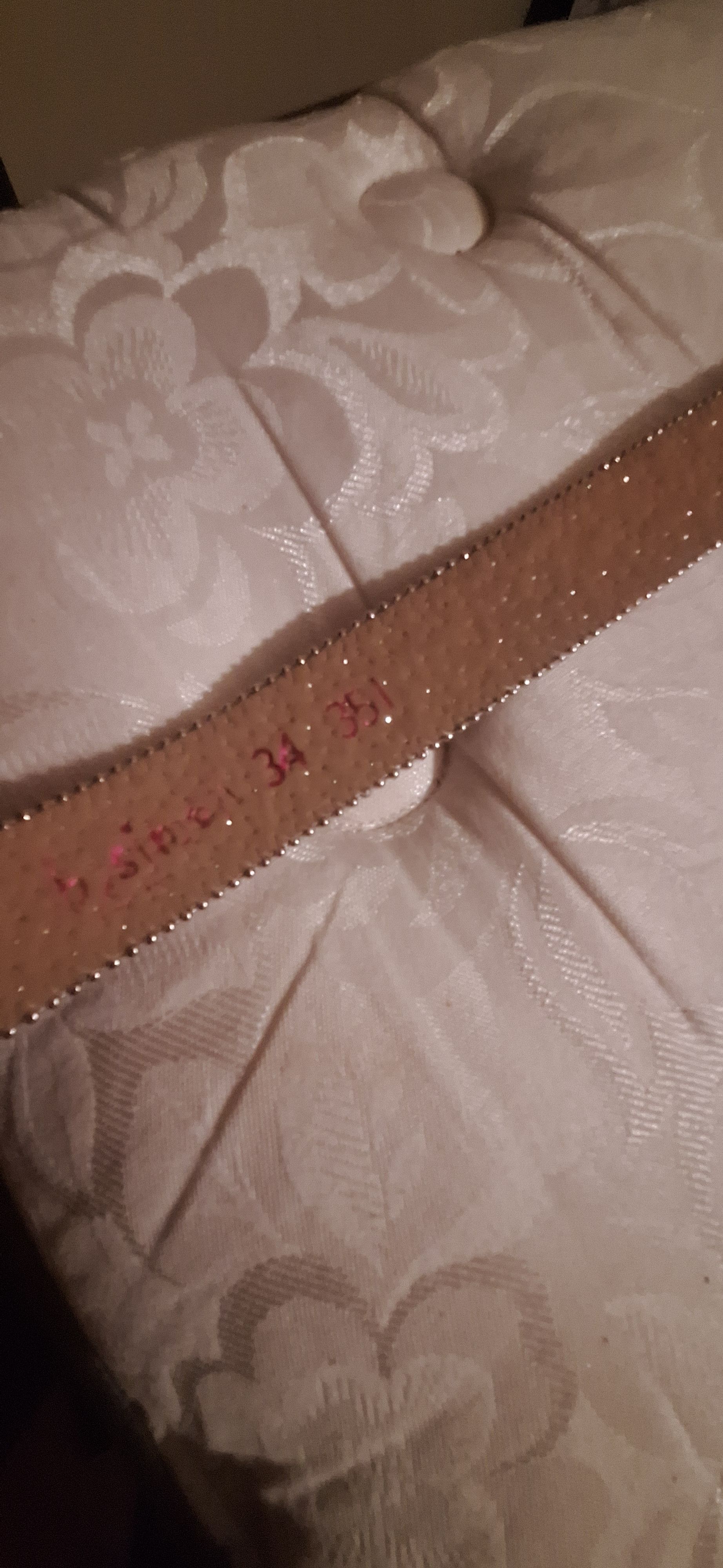 B.B. Simon B.B Simon Orange fur Cross belt Size 32 - 6 Thumbnail