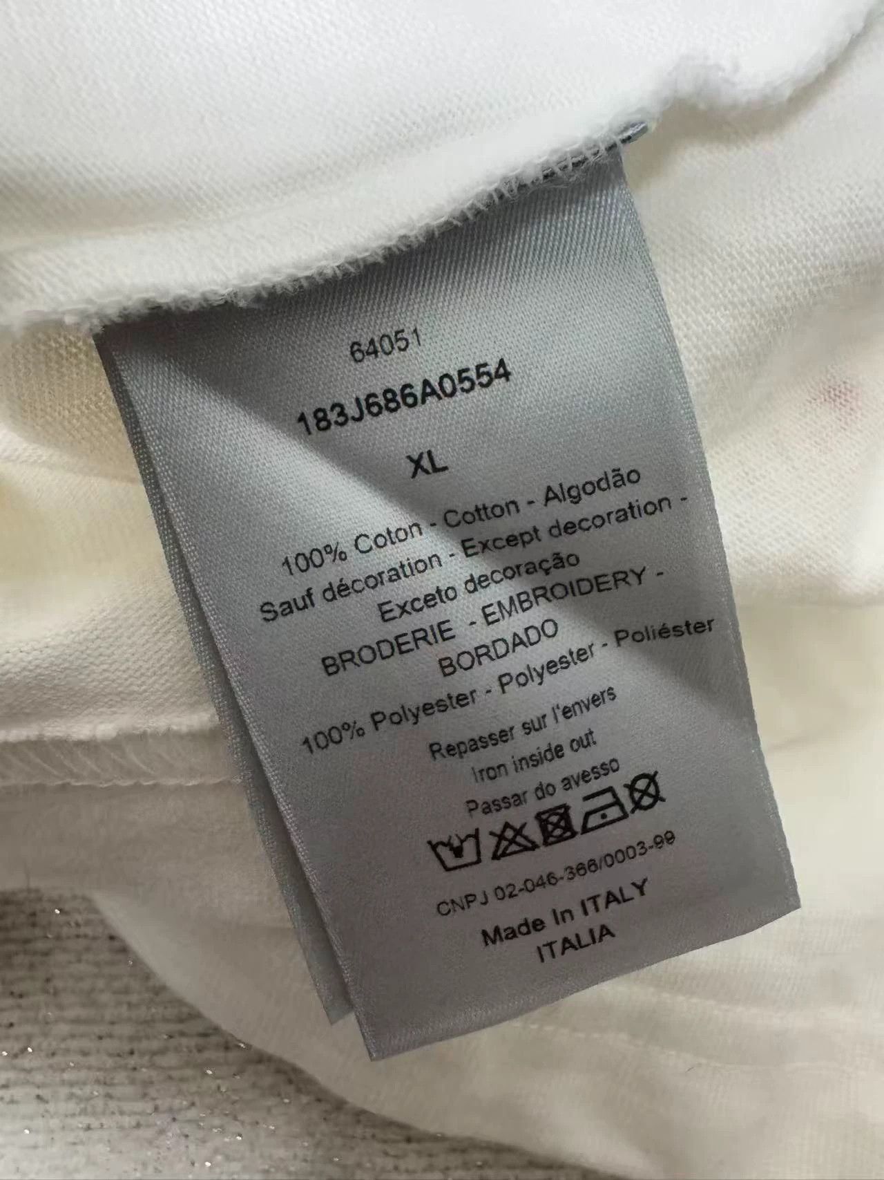 Dior Dior x Collab Short Sleeve Tee XL Size US XL / EU 56 / 4 - 3 Thumbnail