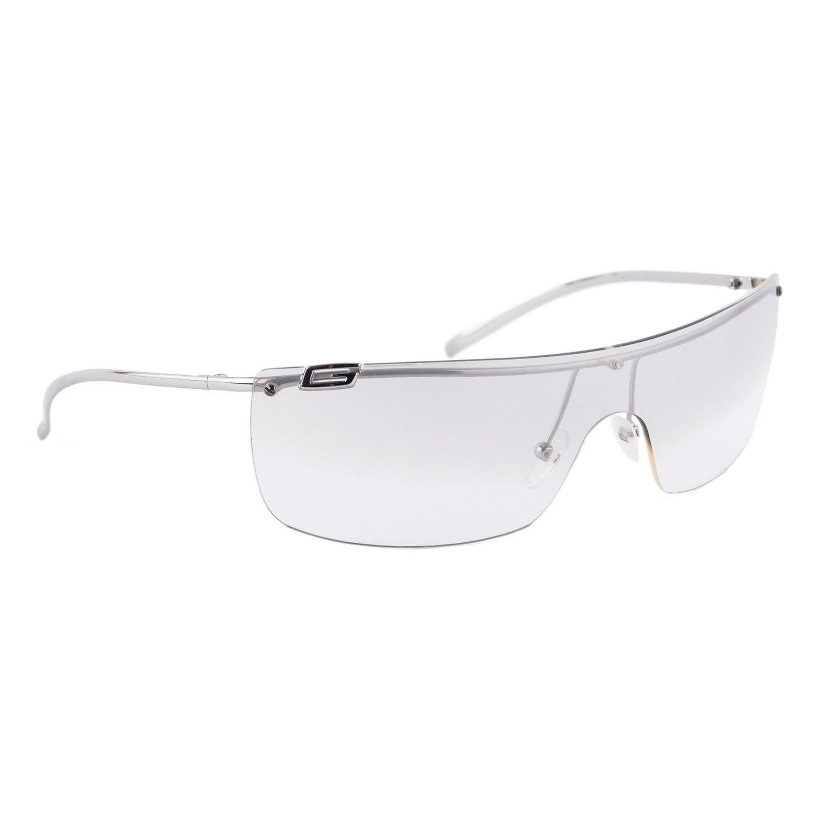 Gucci Vintage Gucci GG 1719S Silver Logo Shield Rimless  display picture 1