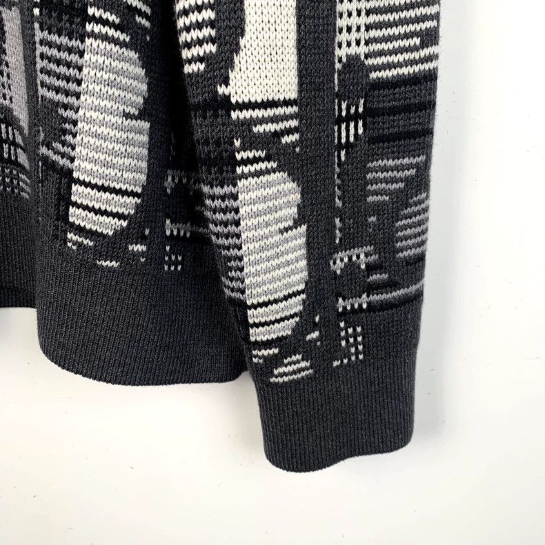 Dior Dior Color block pattern jacquard full-printed wool round-n Size US M / EU 48-50 / 2 - 4 Thumbnail