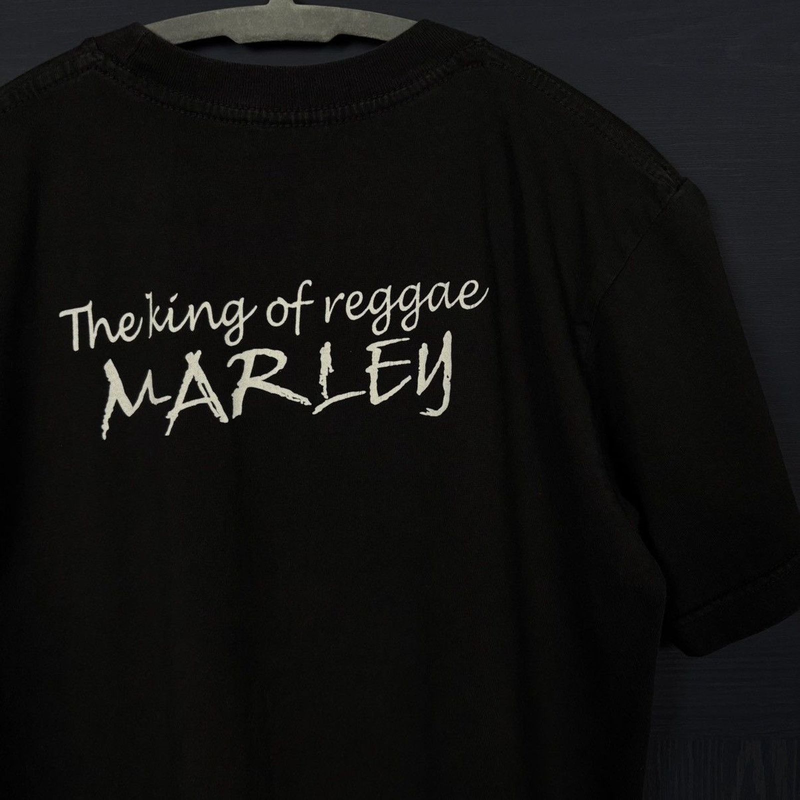 Band Tees × Vintage 🇯🇲BOB MARLEY King of Reggae T Size US L / EU 52-54 / 3 - 4 Thumbnail