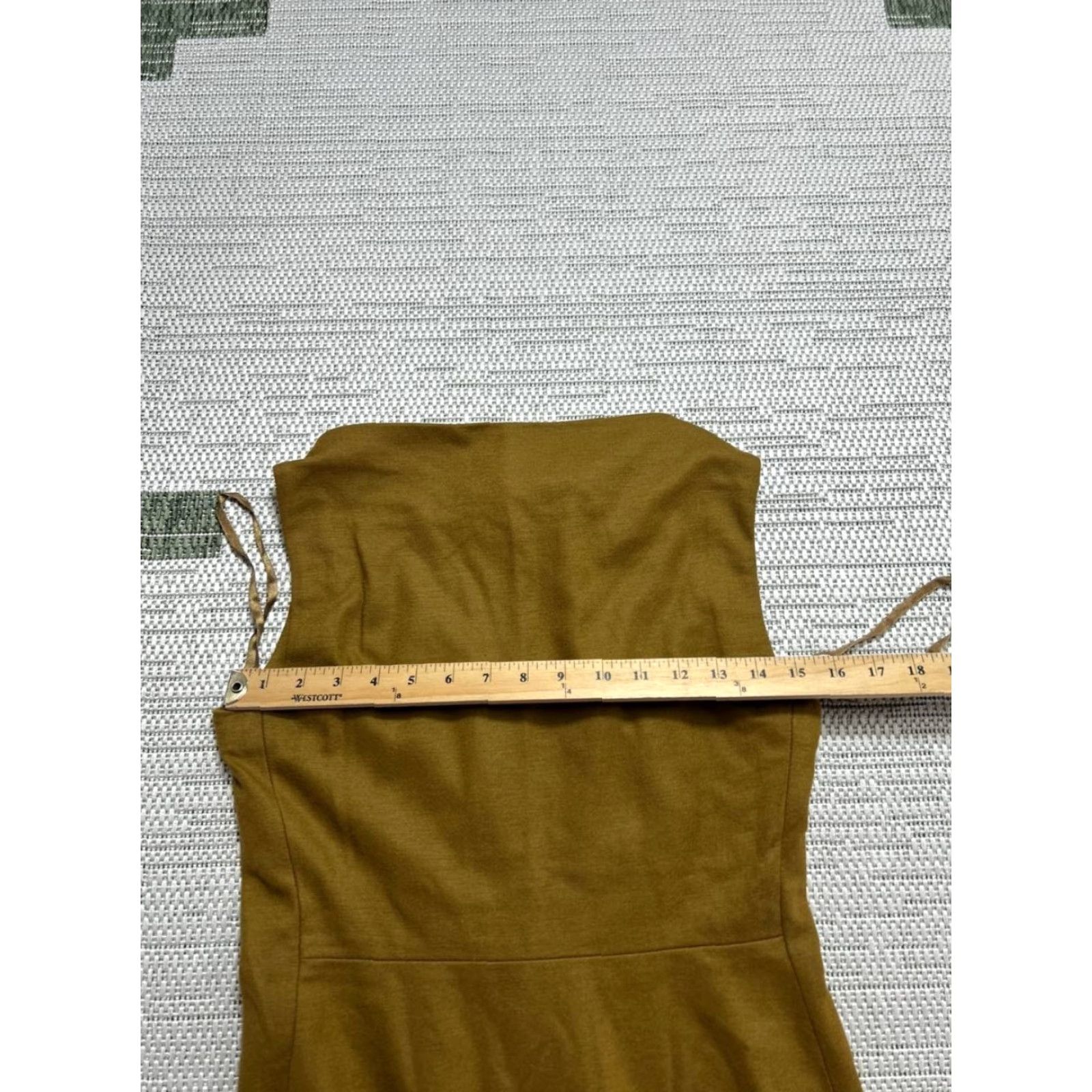 Diane von Furstenberg Diane von Furstenberg Dress Womens 6 Brown Wool Bodycon Sleeveless Round Neck Zip Knee Length Party/Cocktail Vintage No Size M / US 6-8 / IT 42-44 - 4 Thumbnail