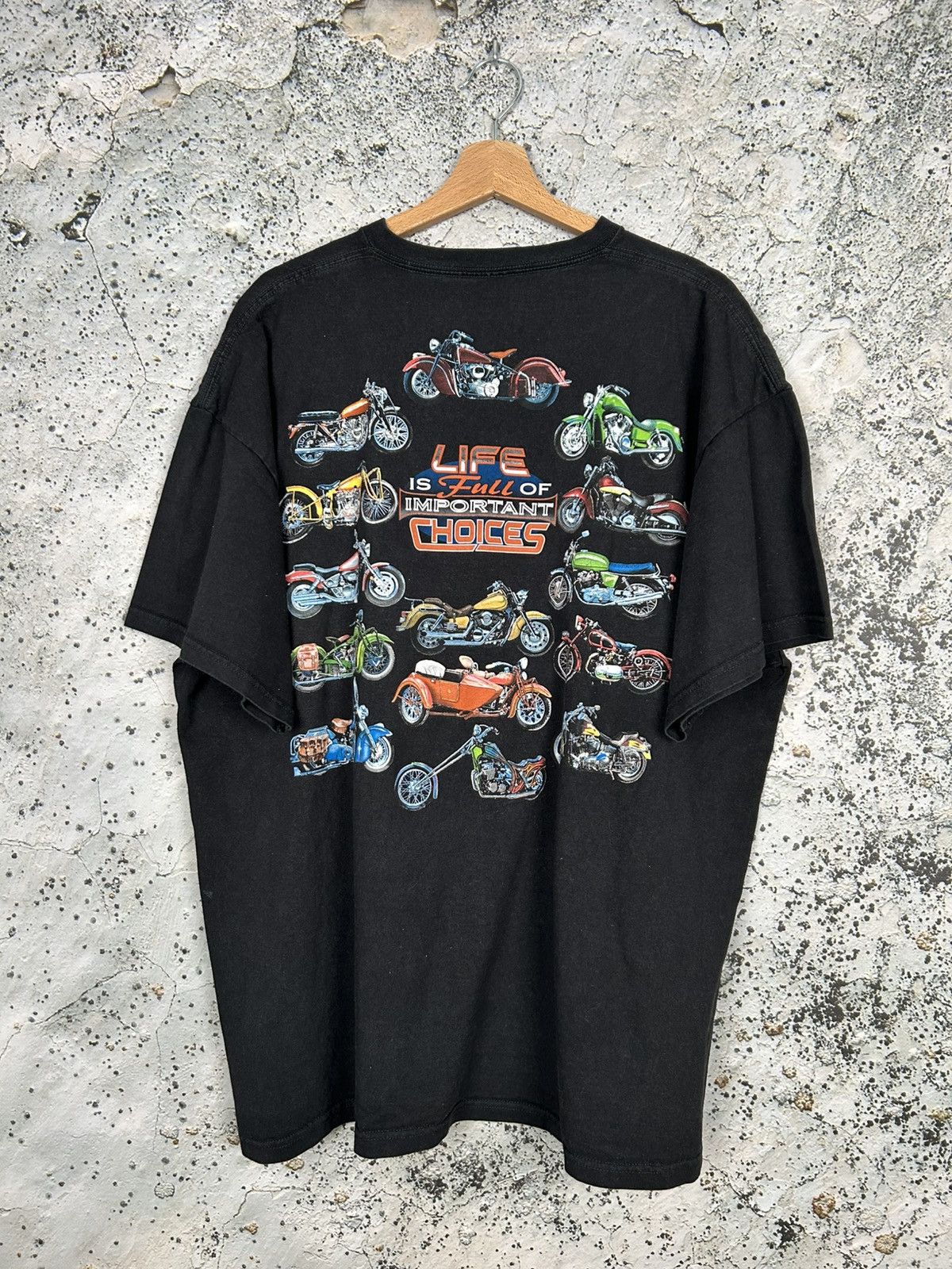 Vintage Vintage Motorcycles Graphic Tee Racing 90s Hype Skate Size US XXL / EU 58 / 5 - 1 Thumbnail