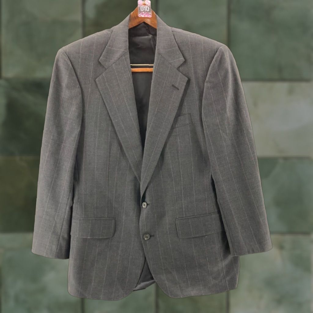 Vintage Luxury Vintage Polo University Club Blazer Mens 40R Two Button Premium Wool Sport Jacket Size US XXS / EU 40 - 1 Thumbnail