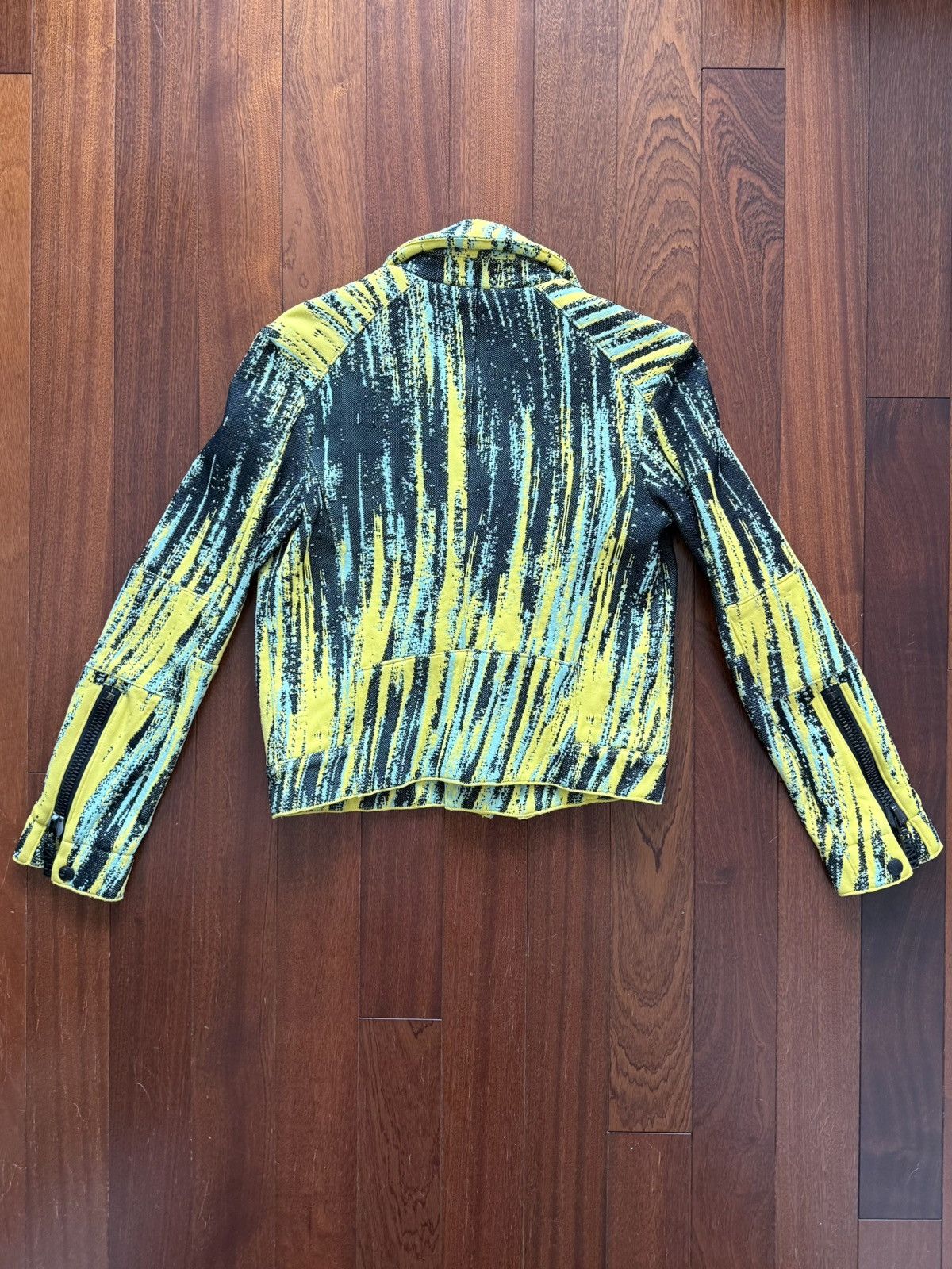 Kenzo Kenzo Jungle Graphic Moto Jacket Size S / US 4 / IT 40 - 2 Thumbnail