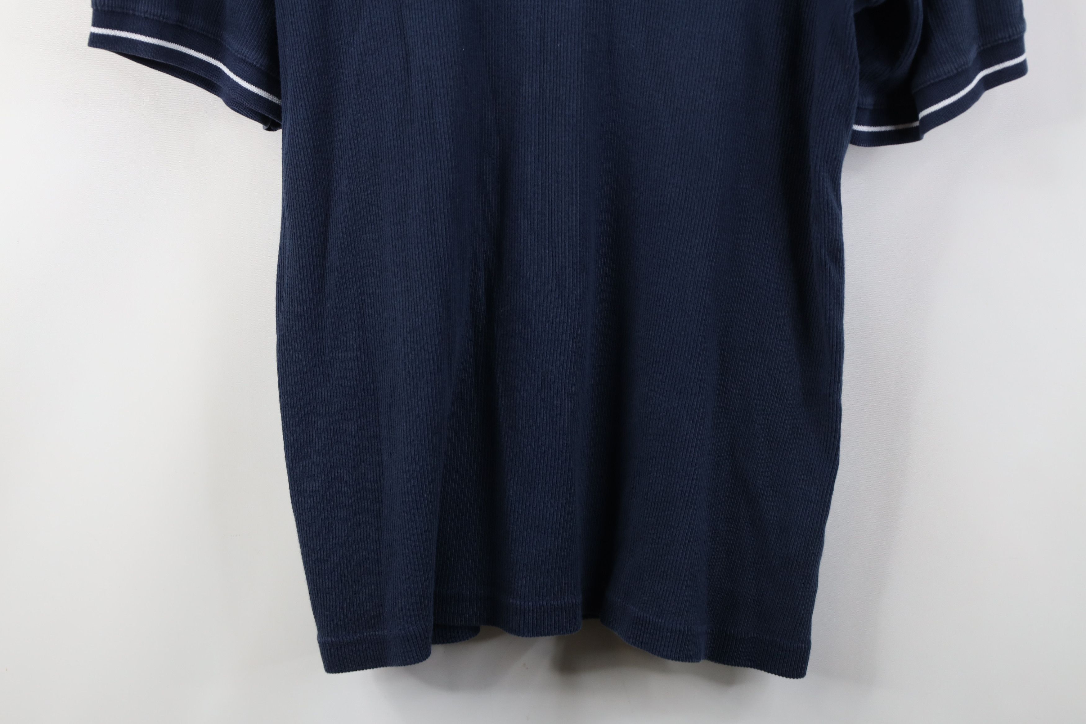 Tommy Hilfiger Vintage 90s Tommy Hilfiger Ribbed Knit Ringer T-Shirt Blue Size US XL / EU 56 / 4 - 3 Thumbnail