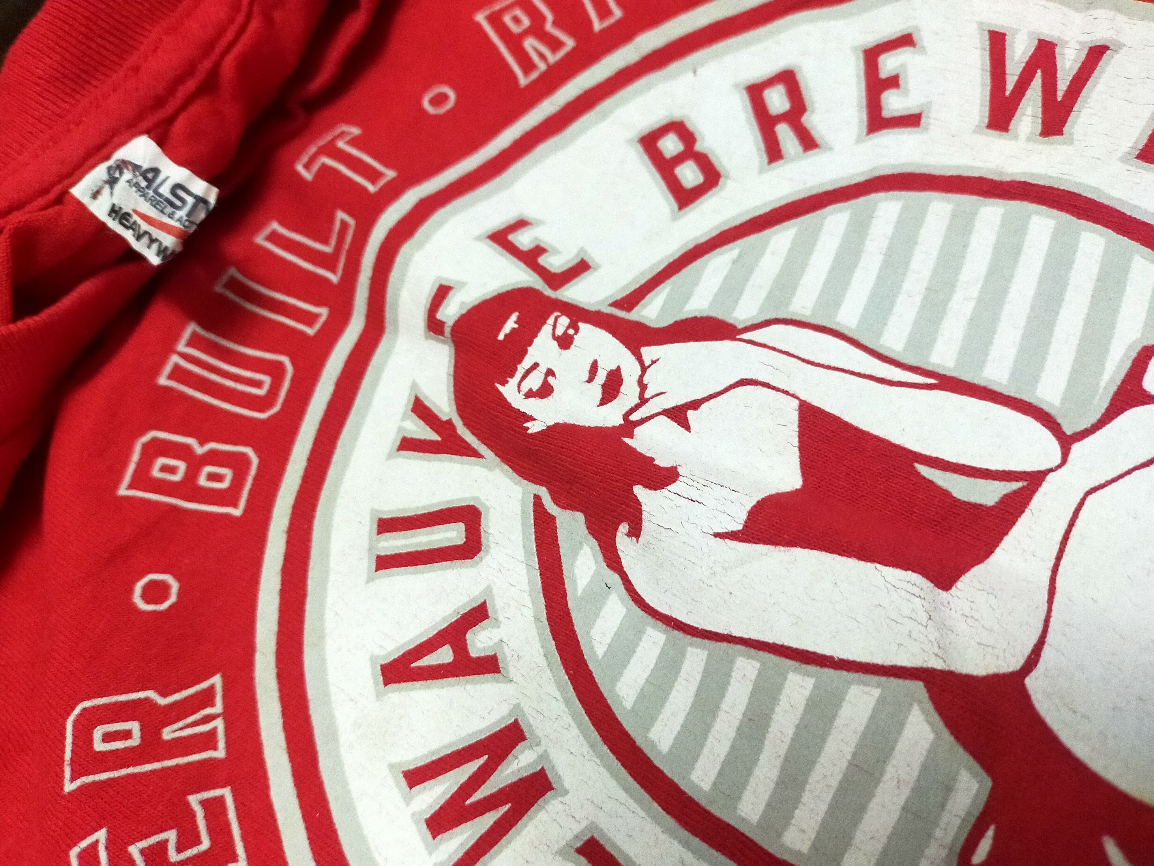 Alpha Industries Milwaukee brewing old tshirt Size US L / EU 52-54 / 3 - 2 Thumbnail
