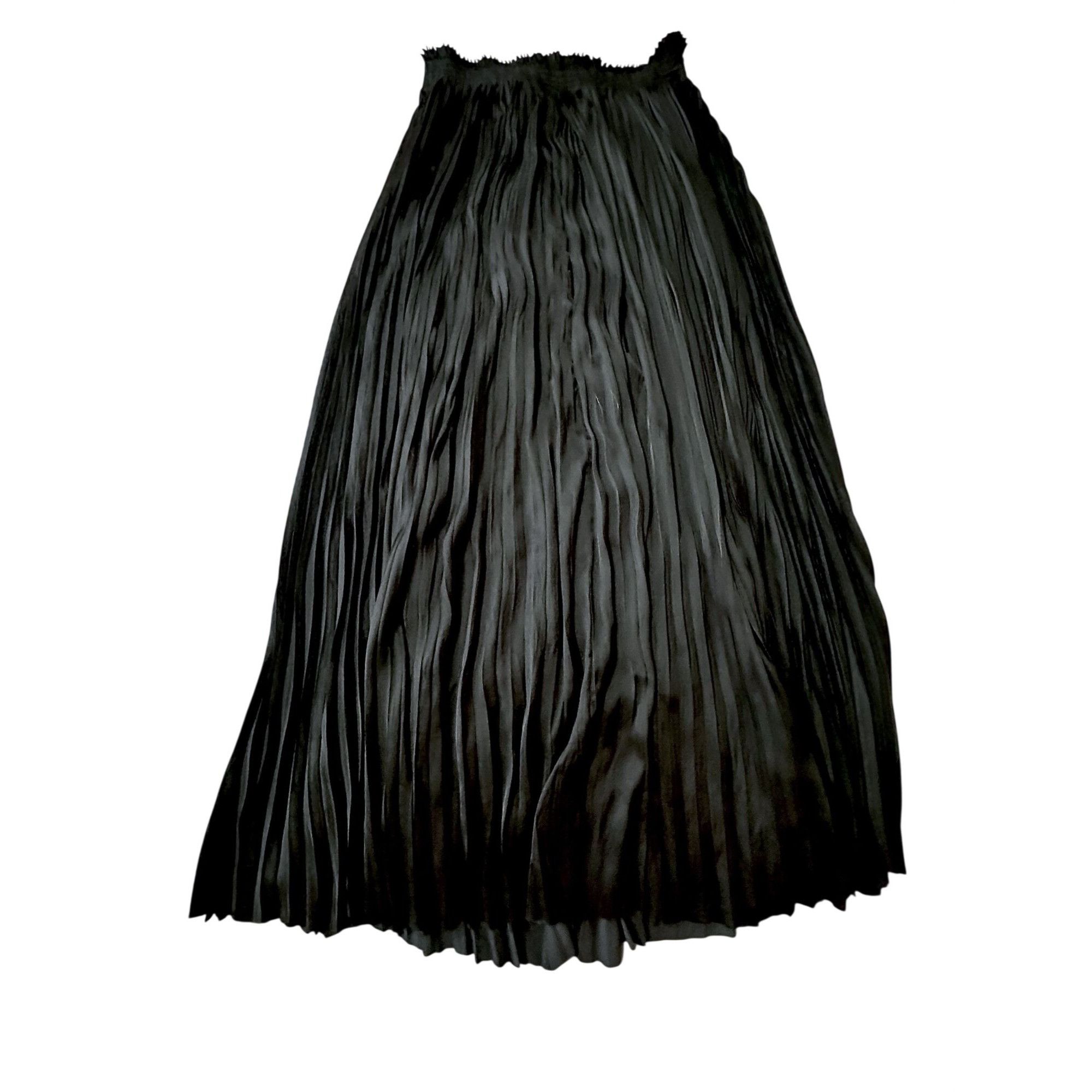 Ulla Johnson Ulla Johnson Krista Black Plissé Satin Maxi Skirt Size 2 New Size 26" / US 2 / IT 38 - 6 Thumbnail