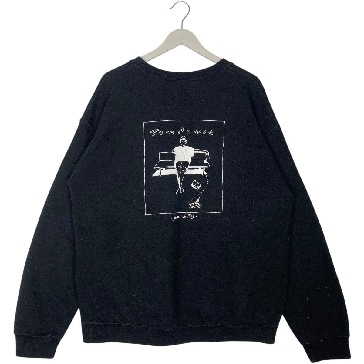 Vintage Vintage Tombonia Sweatshirt Crewneck Black Back Size L Size US L / EU 52-54 / 3 - 5 Thumbnail