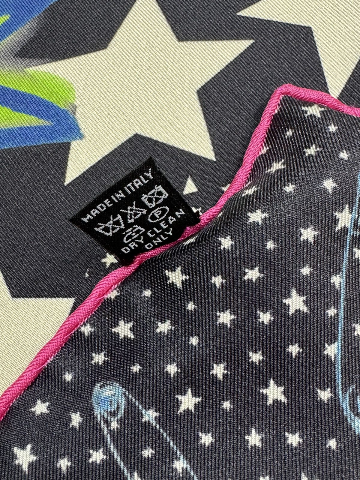 Other Maison Common Punk Star Silk Scarf – Rare Designer, italy Size ONE SIZE - 7 Thumbnail