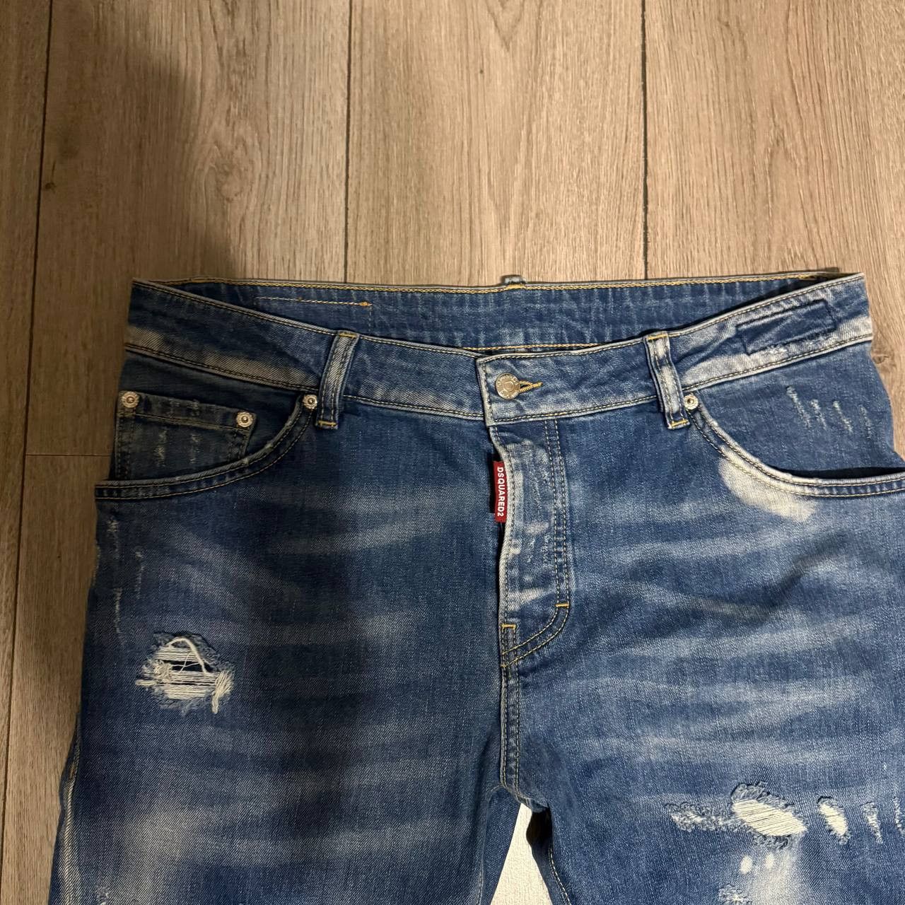 Dsquared2 dsquared2 jeans men 52 avant garde disressed denim Size US 36 / EU 52 - 2 Thumbnail