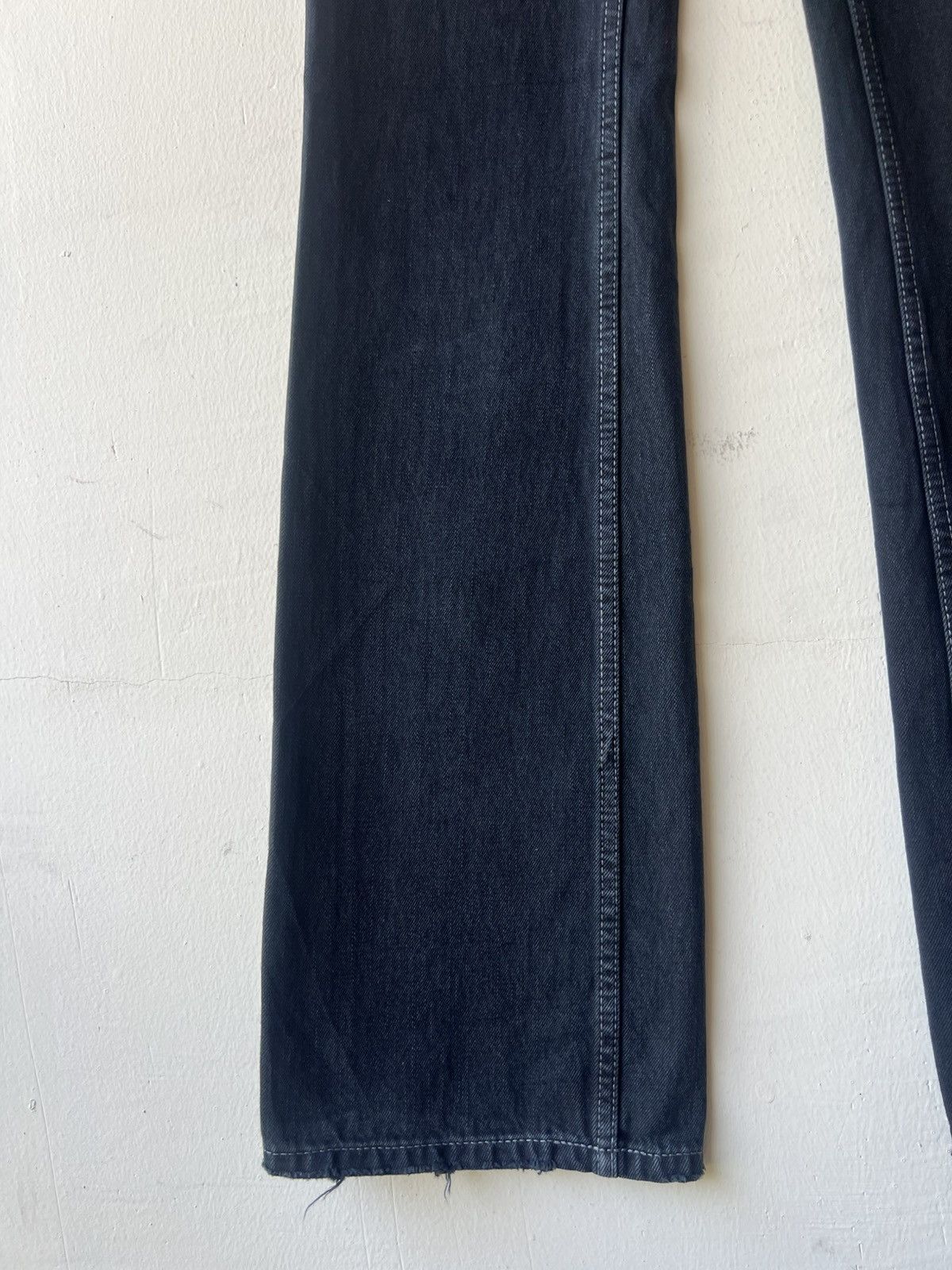 Shellac Of The Neige Style Japan Ripped Distress Denim Bootcut Jeans Size US 30 / EU 46 - 14 Thumbnail