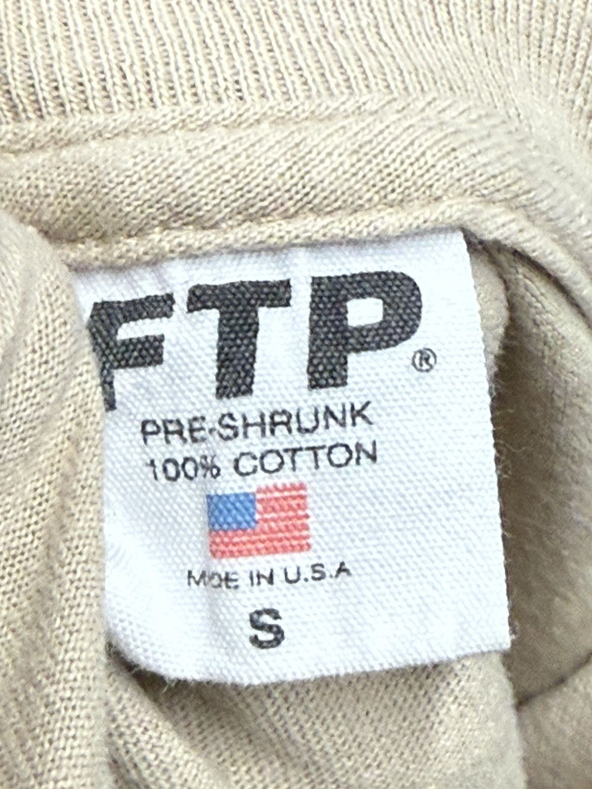 Fuck The Population Fuck The Population FTP Finger Tee Khaki Cartoon Small Size US S / EU 44-46 / 1 - 6 Thumbnail