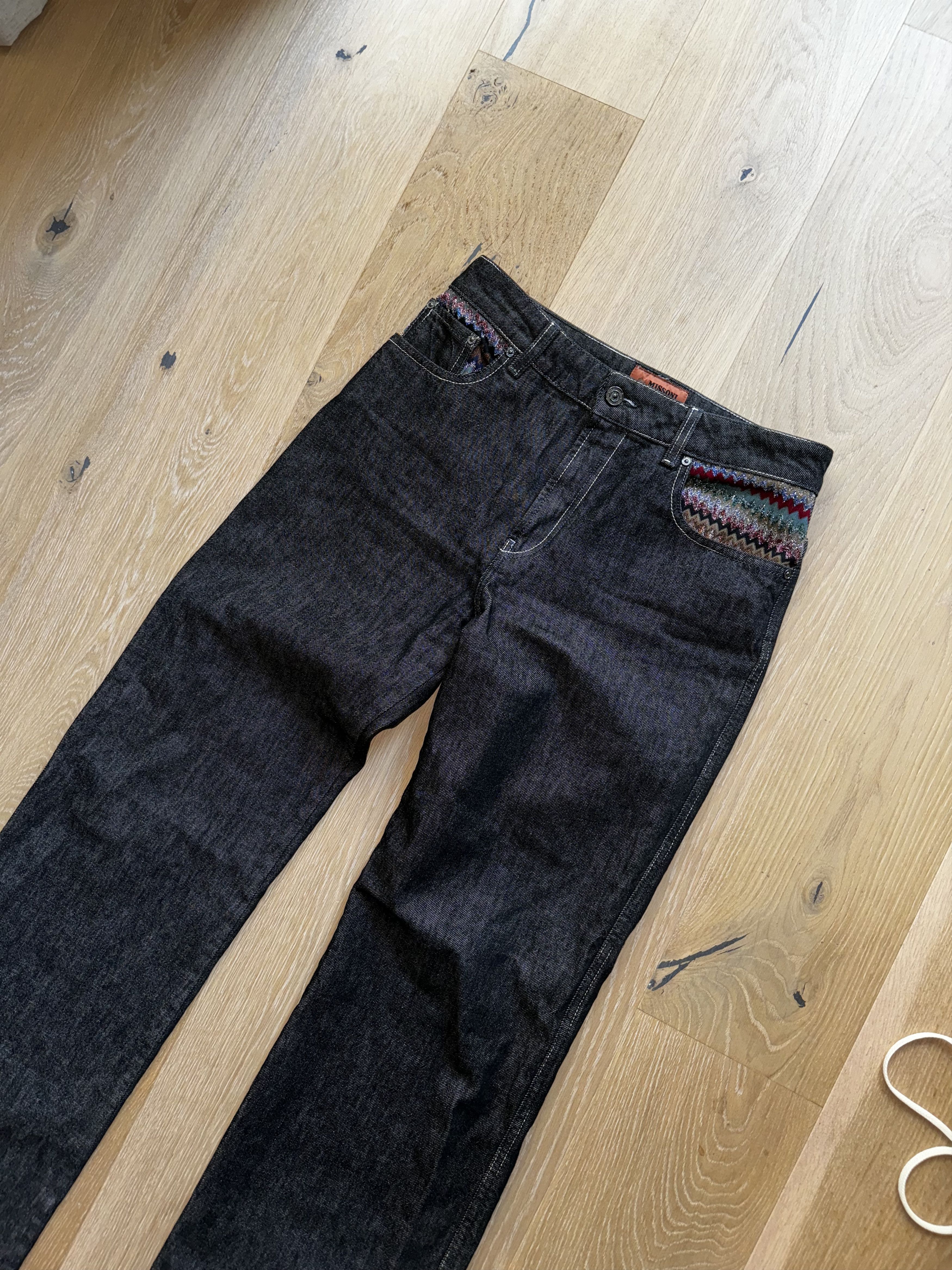 Missoni Missoni Straight Leg Jeans Size 31" - 5 Thumbnail