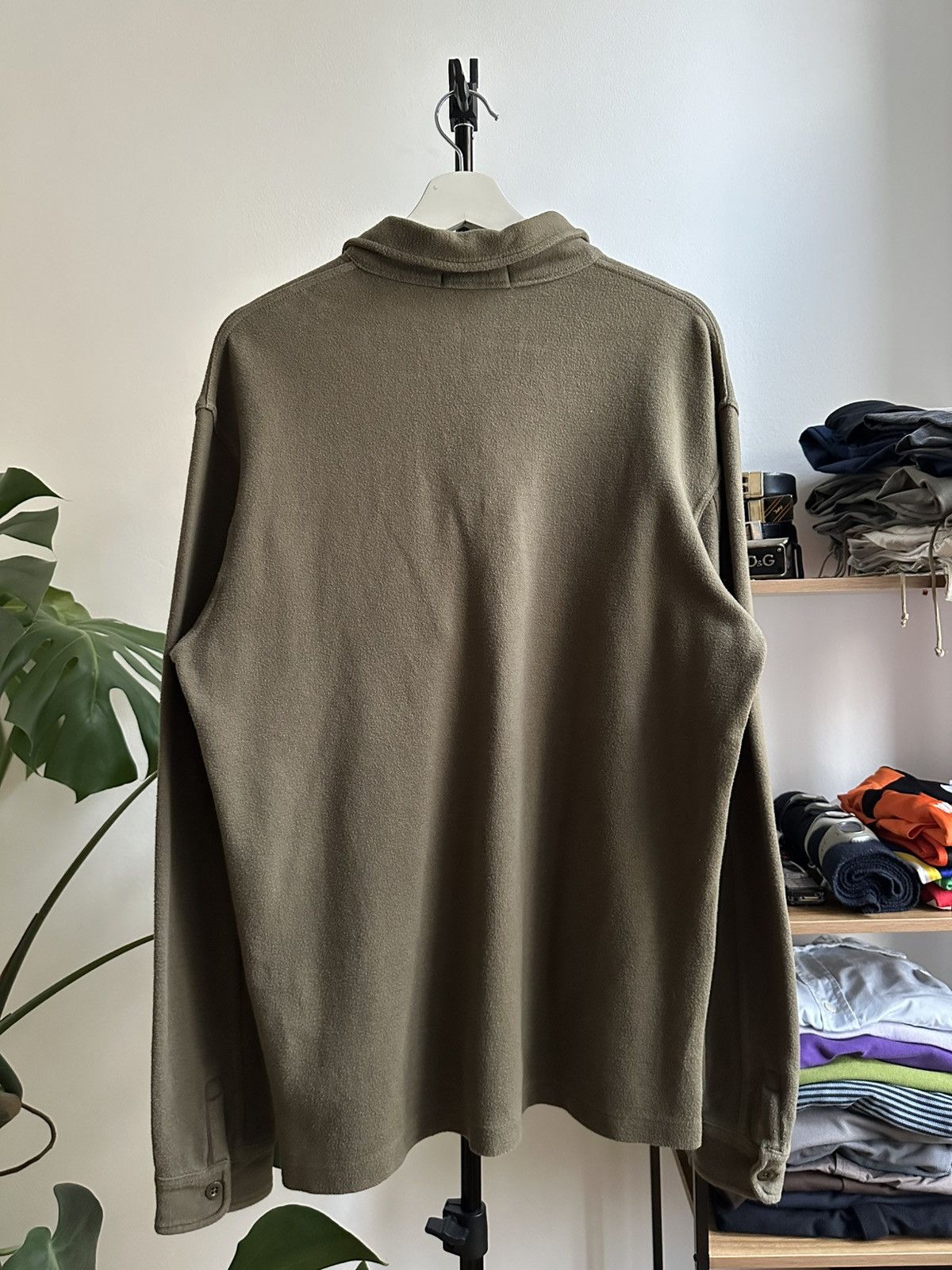 Polo Ralph Lauren Polo Ralph Lauren vintage rare Military Army 1/3 Zip Polos Size US M / EU 48-50 / 2 - 7 Thumbnail