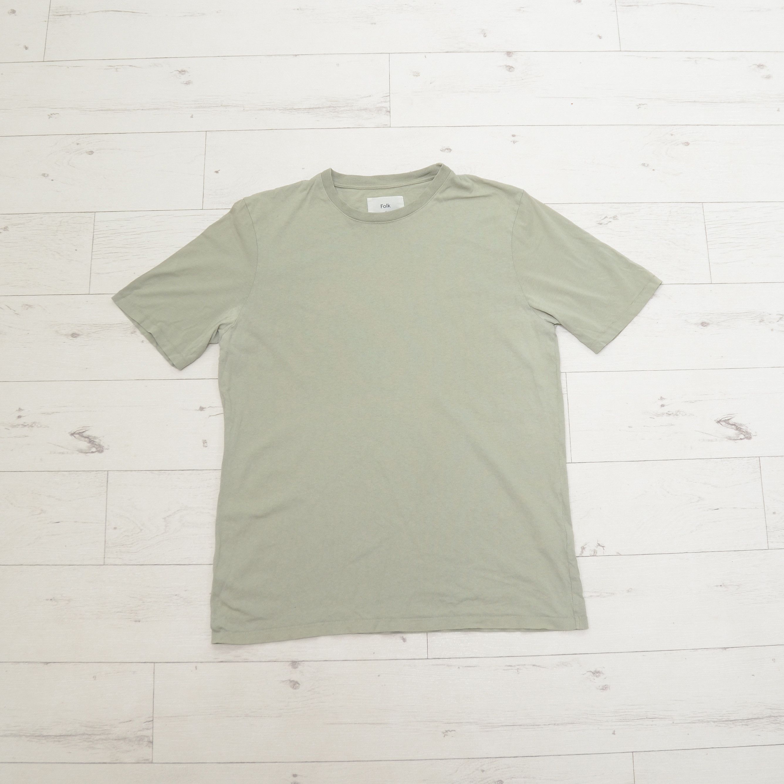 Folk Folk Basic Green Khaki T-Shirt Tee Soild Size US L / EU 52-54 / 3 - 1 Thumbnail