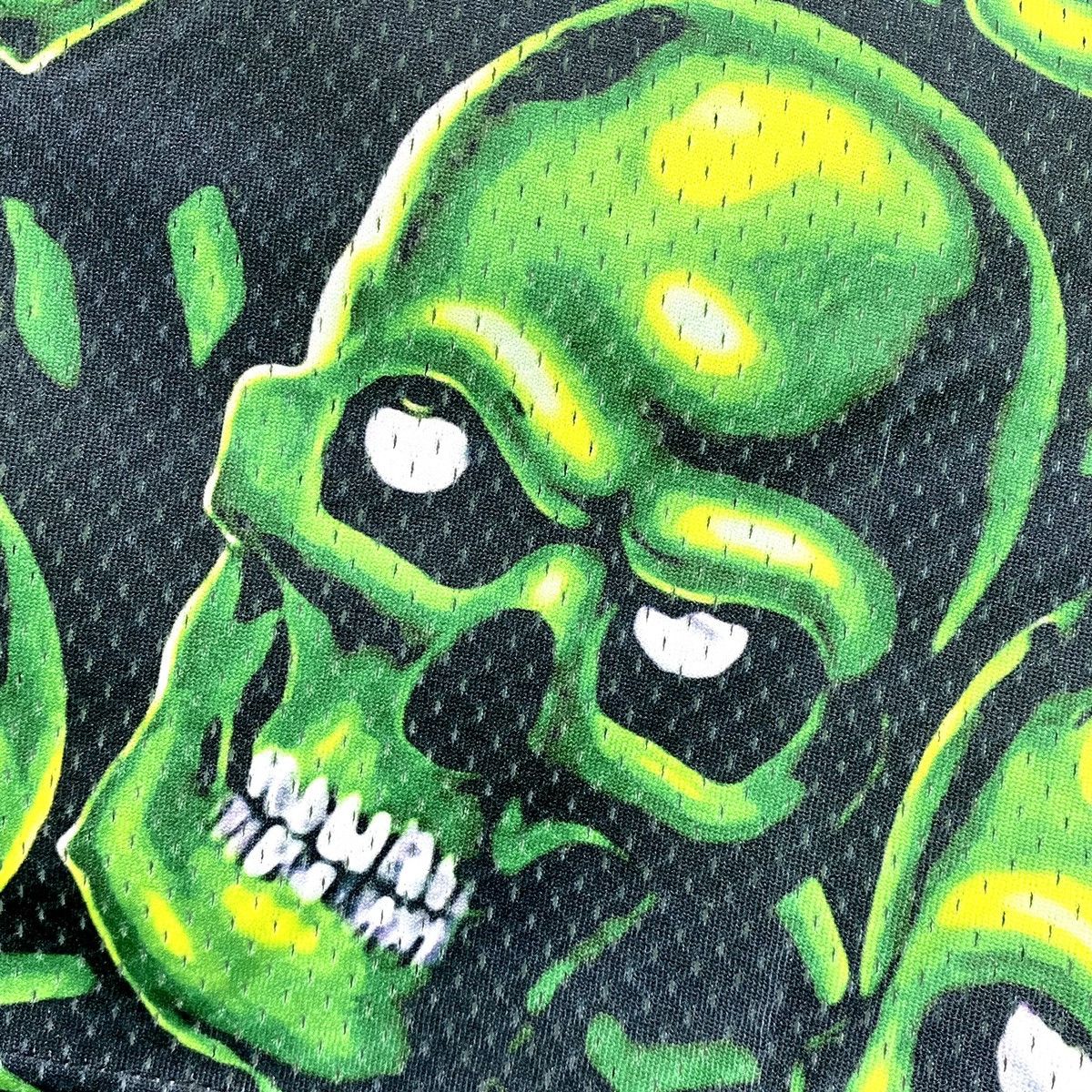 Bravest Studios *RARE* SKULL SHORTS SHORTS *LIQUID BLUE INSPO* (M) Size US 32 / EU 48 - 3 Thumbnail