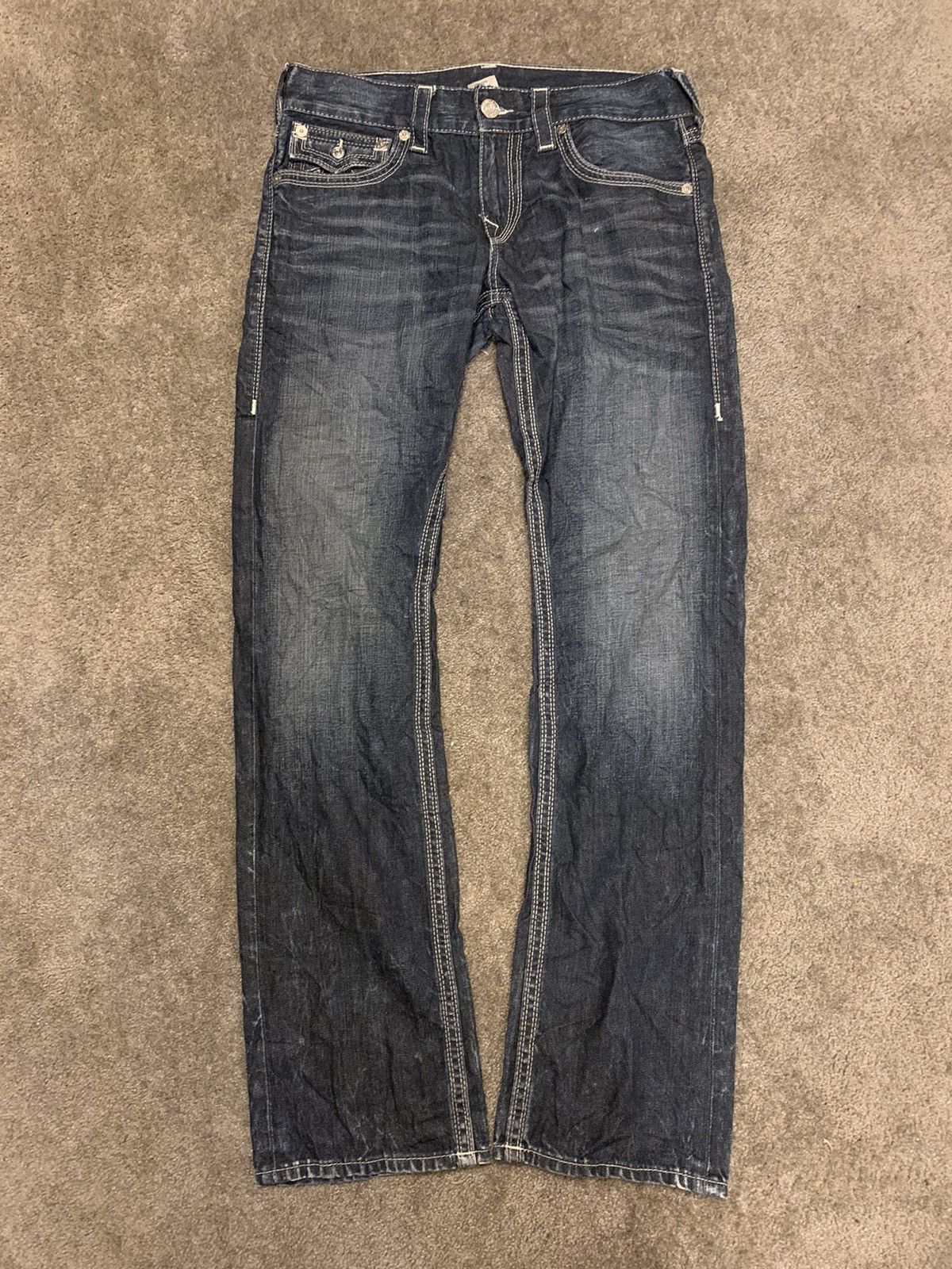 True Religion True Religion Y2K Denim Jeans Straight Cut Size US 30 / EU 46 - 5 Thumbnail
