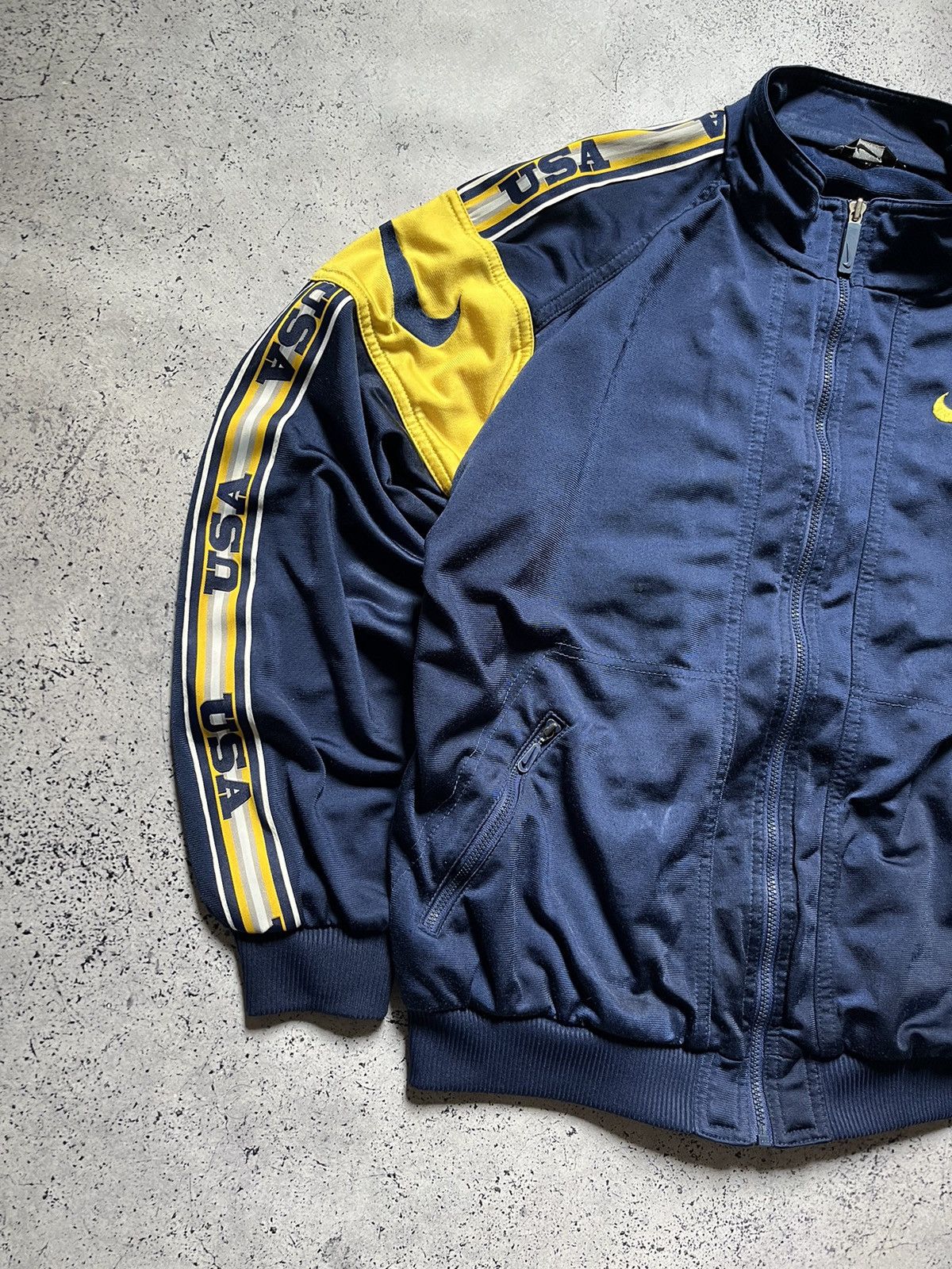 Nike Vintage Nike USA Zip Track Jacket Drill Y2K TN ACG Gorpcore Size US S / EU 44-46 / 1 - 3 Thumbnail