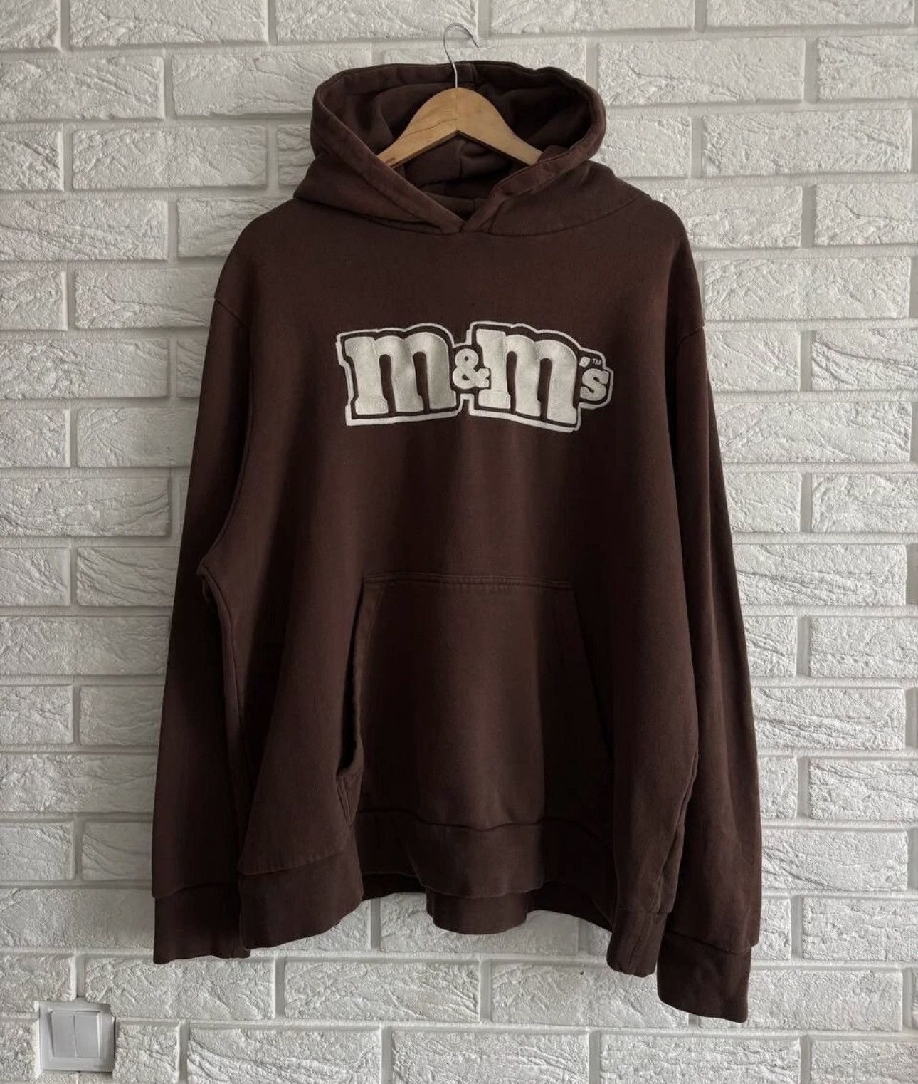 Vintage M&M’s mens vintage hoodie brown size XL rare Y2K style Size US XL / EU 56 / 4 - 2 Thumbnail