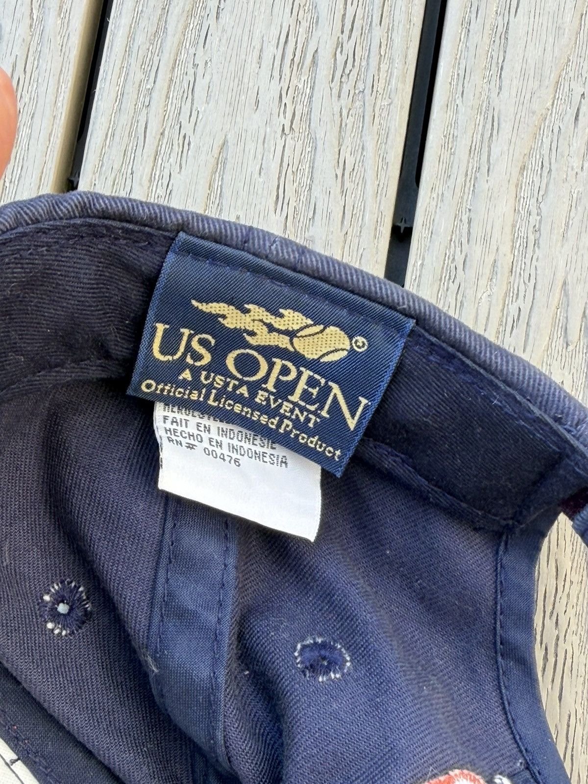 Other Vintage 2001 US Open Tennis Strapback Hat Cap Navy USA Size ONE SIZE - 4 Thumbnail