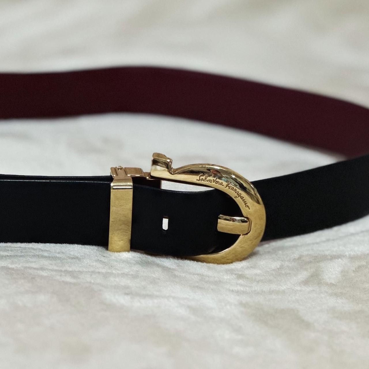 o1s1rm0924 Size: OS / Golden Buckle Belt in Black/Brown