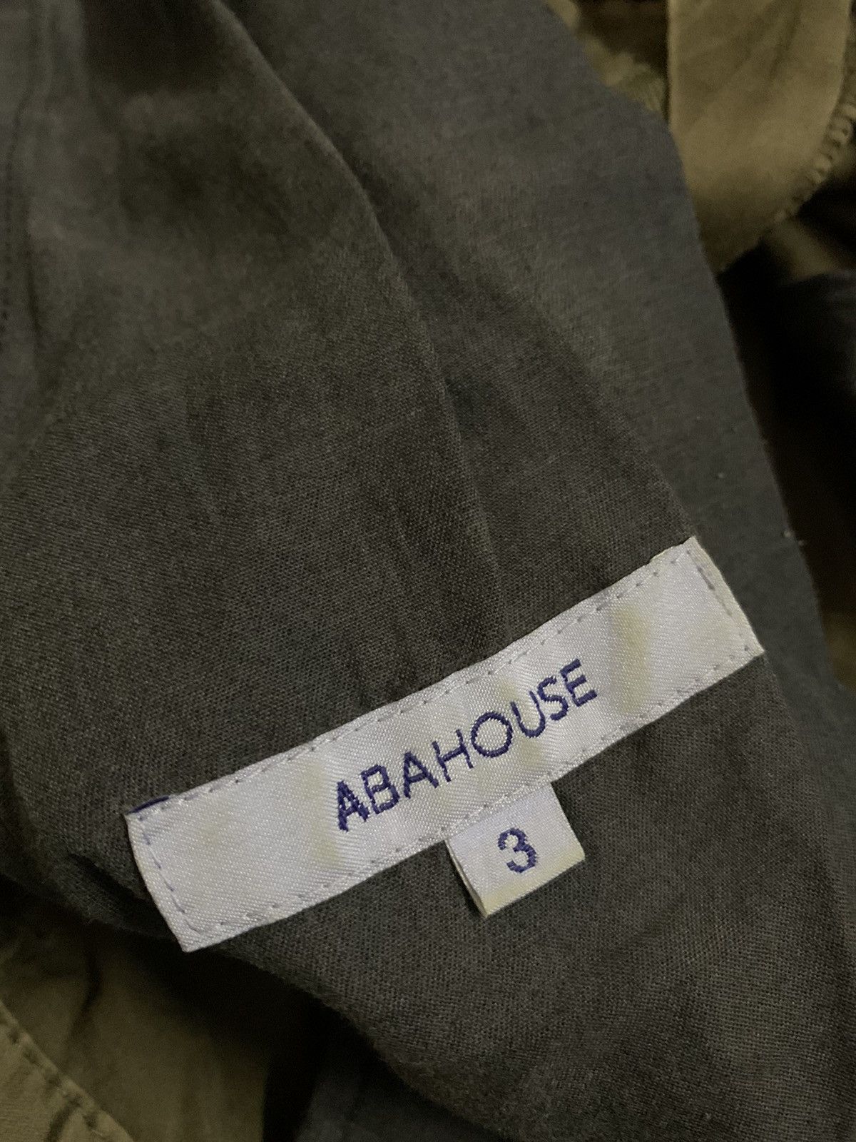 ABAHOUSE Vtg Japanese Abahouse Military Cargo Wide Pant Size US 31 - 7 Thumbnail