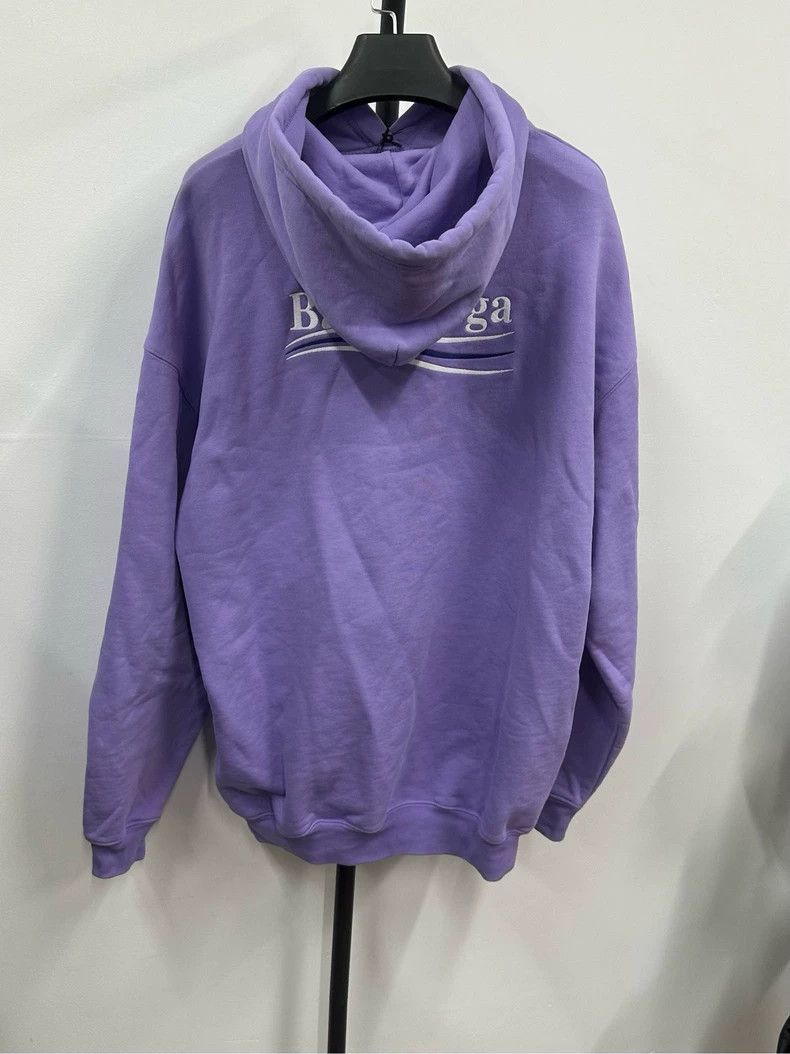 Balenciaga Balenciaga Logo Embroidered Hooded Sweatshirt-2506 Size US L / EU 52-54 / 3 - 2 Thumbnail