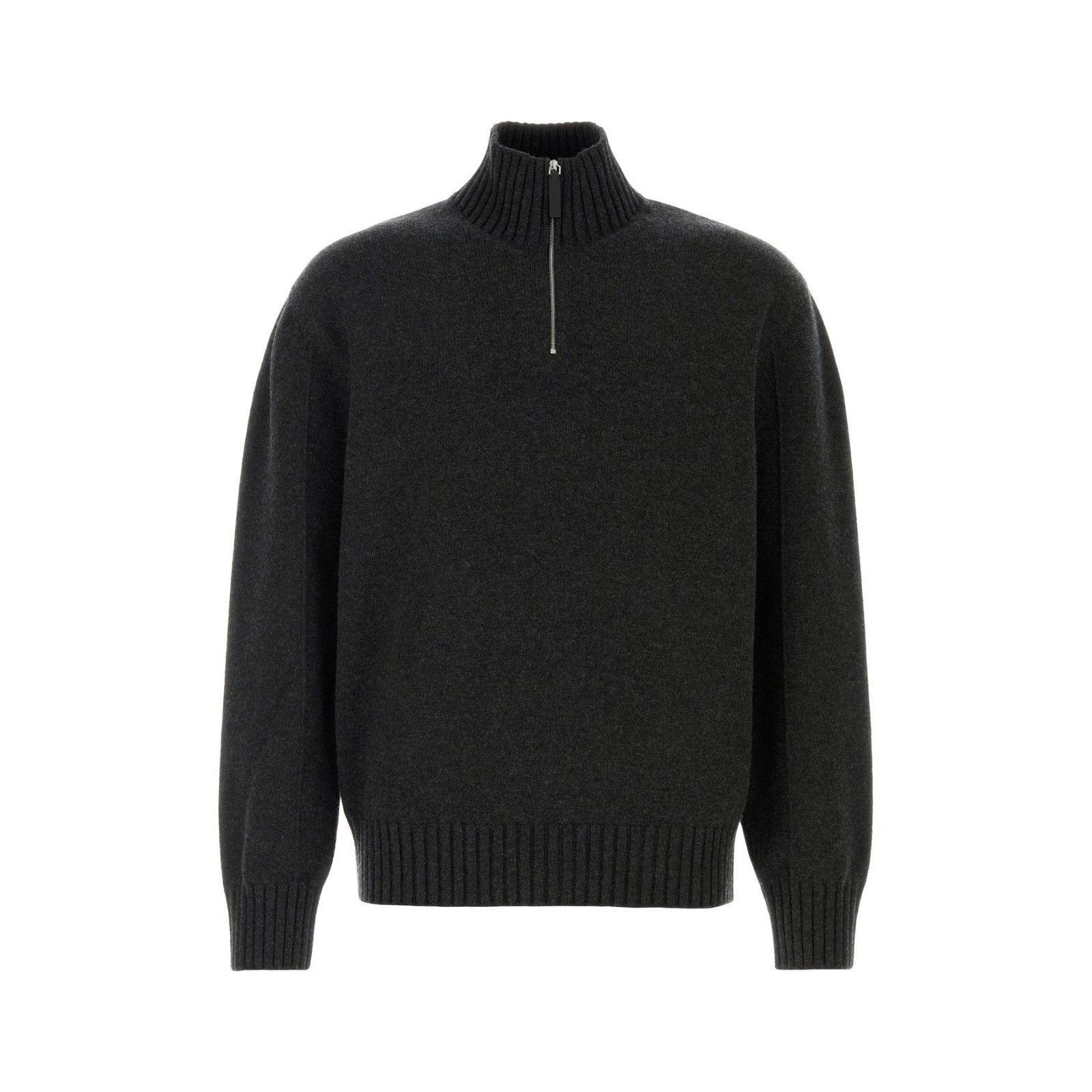 FERRAGAMO Slate Cashmere Blend Sweater New & Authentic (Men'
