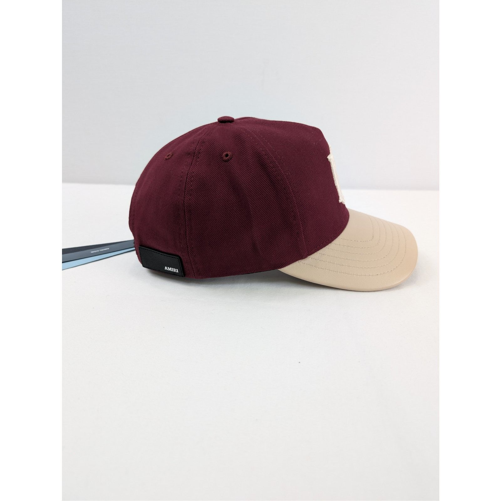 Amiri o1rshd1 Q:2 / Size: OS / Two Tone Trucker Cap / Hat Wine Size ONE SIZE - 4 Thumbnail