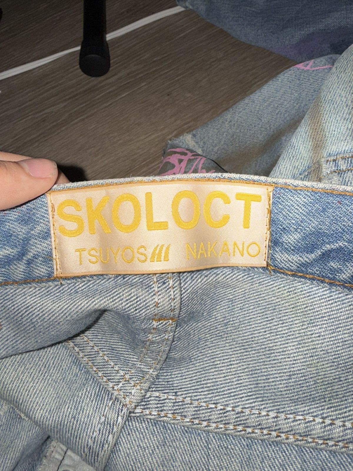 Skoloct skoloct hand painted levis Size US 29 - 5 Thumbnail