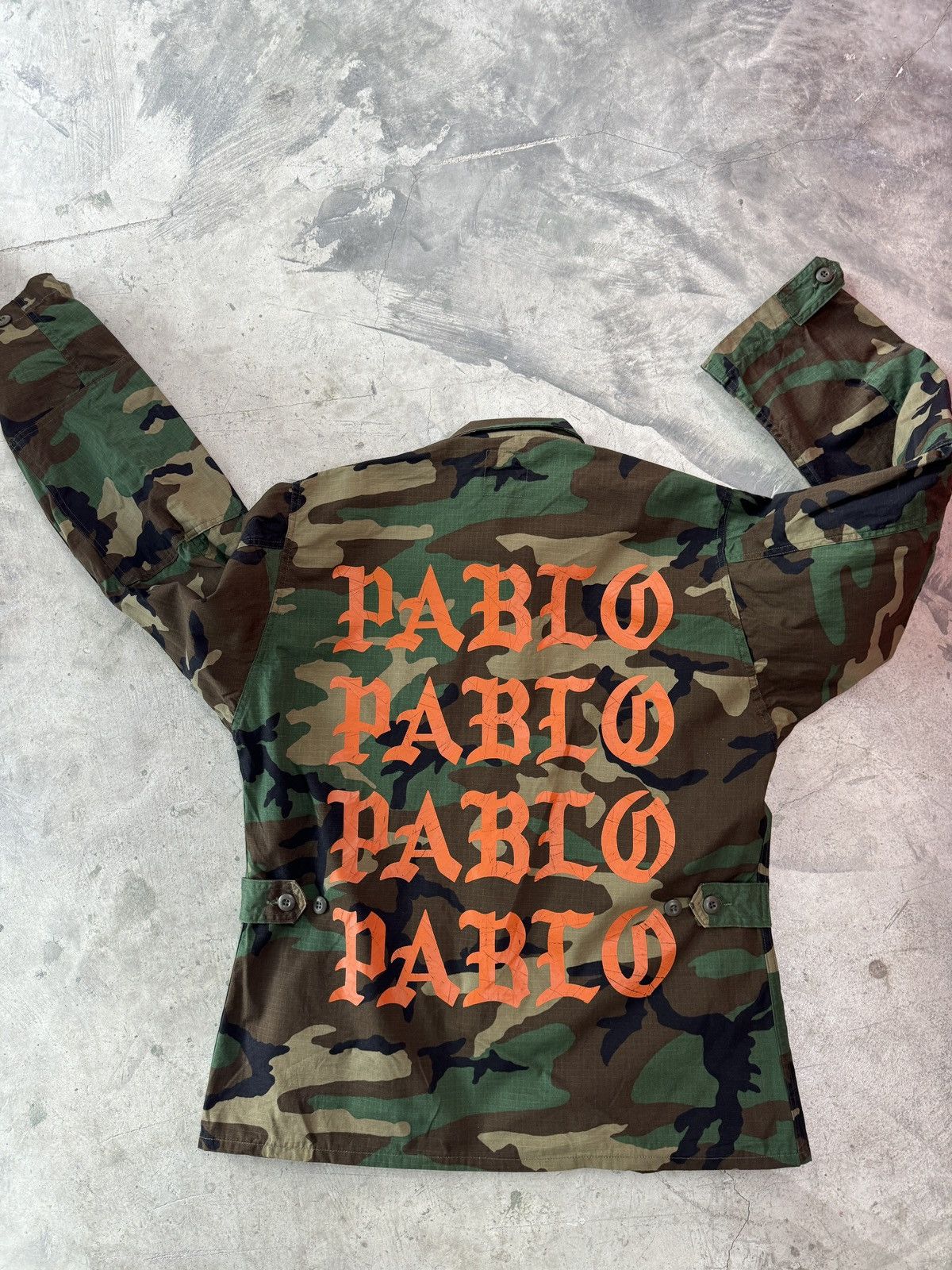 Kanye West × Rap Tees Kanye West Saints Pablo Camo Jacket Travis Ye Supreme rare Size US M / EU 48-50 / 2 - 2 Thumbnail
