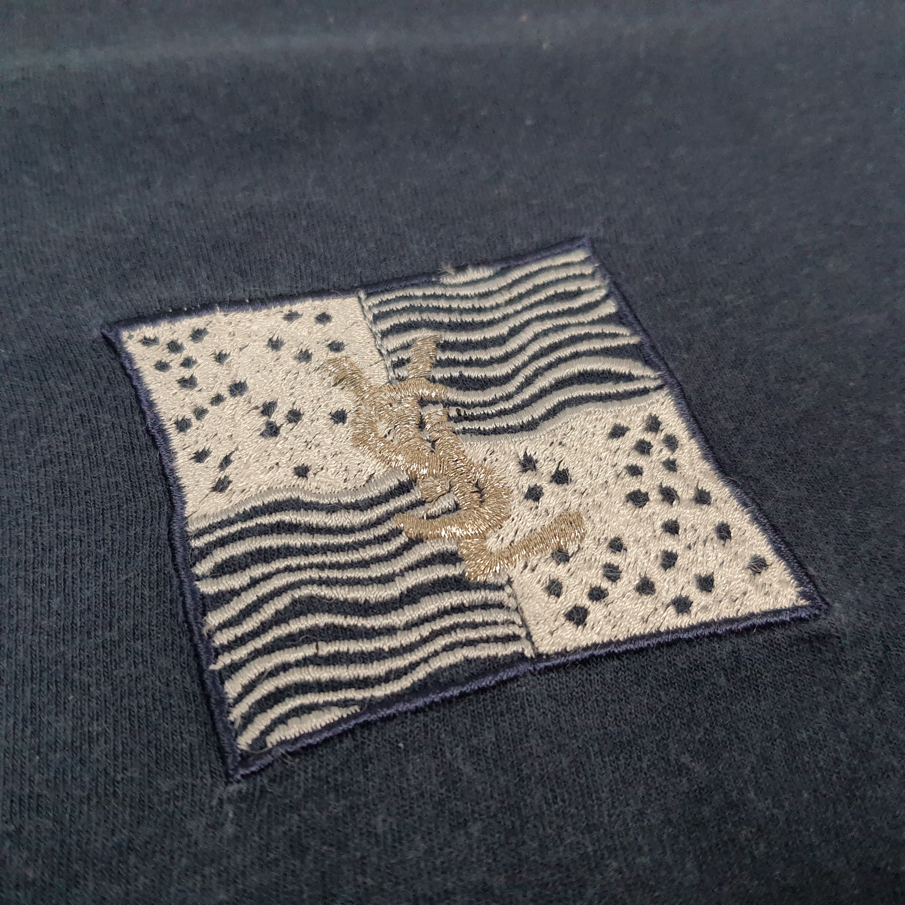Designer × Vintage × Yves Saint Laurent Vintage Yves Saint Laurent YSL Designer Tshirt C219N22 Size US L / EU 52-54 / 3 - 4 Thumbnail