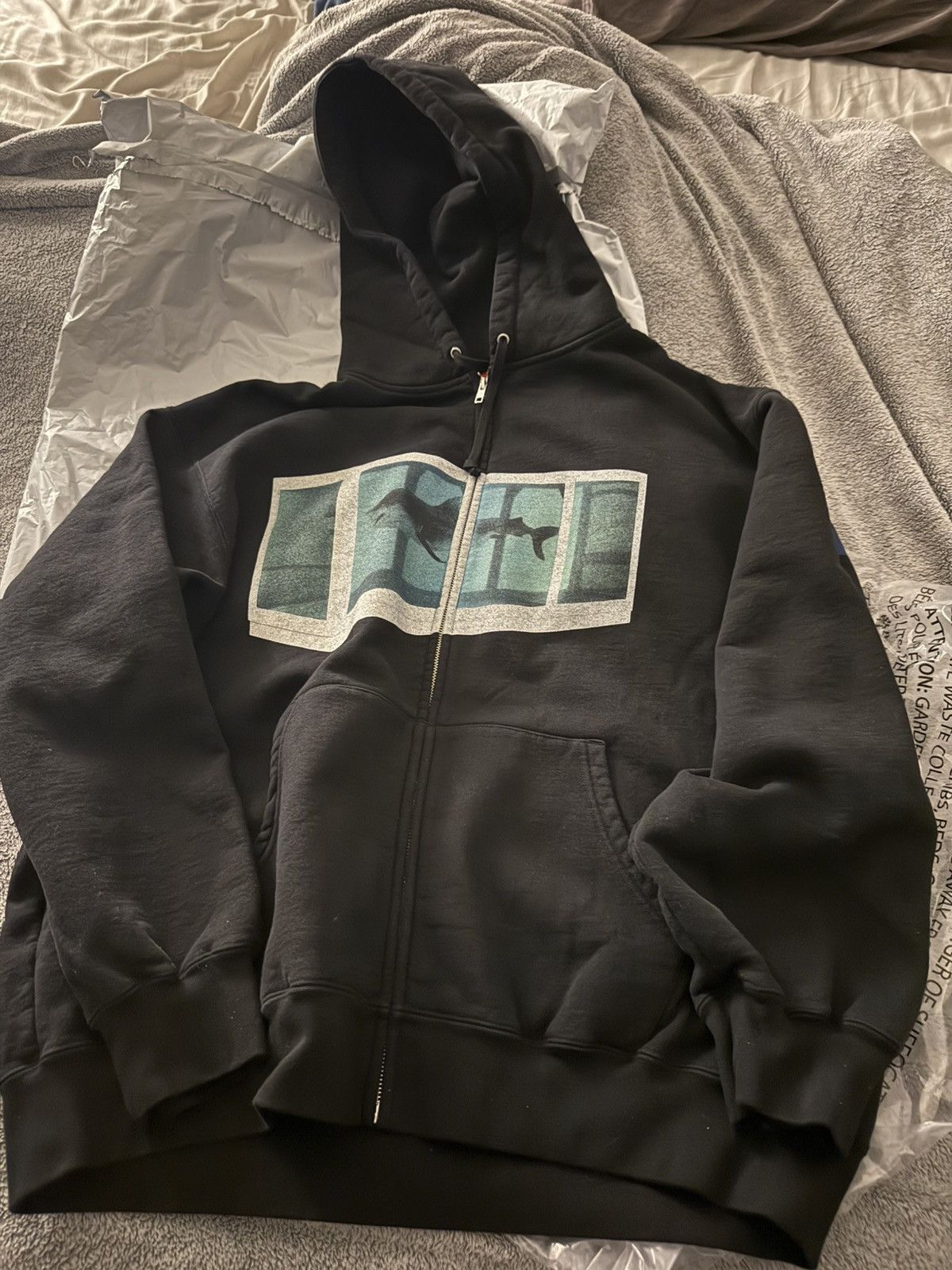 Supreme x Damien Hirst Zip Up Hooded Sweatshirt Black SS25