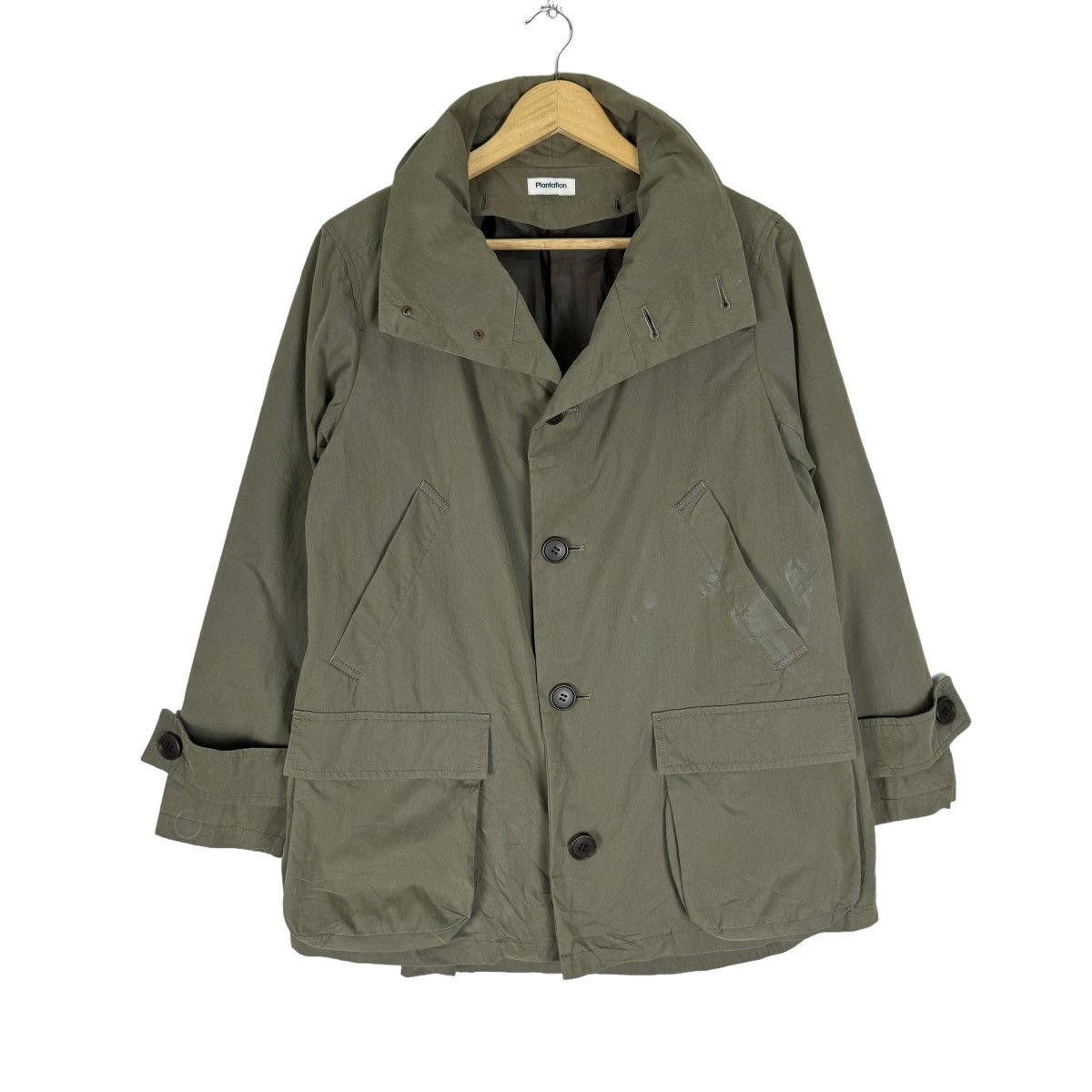 Issey Miyake ❄️PLANTATION ISSEY MIYAKE SHAWL COLLAR BUTTON JACKET Size M / US 6-8 / IT 42-44 - 1 Thumbnail