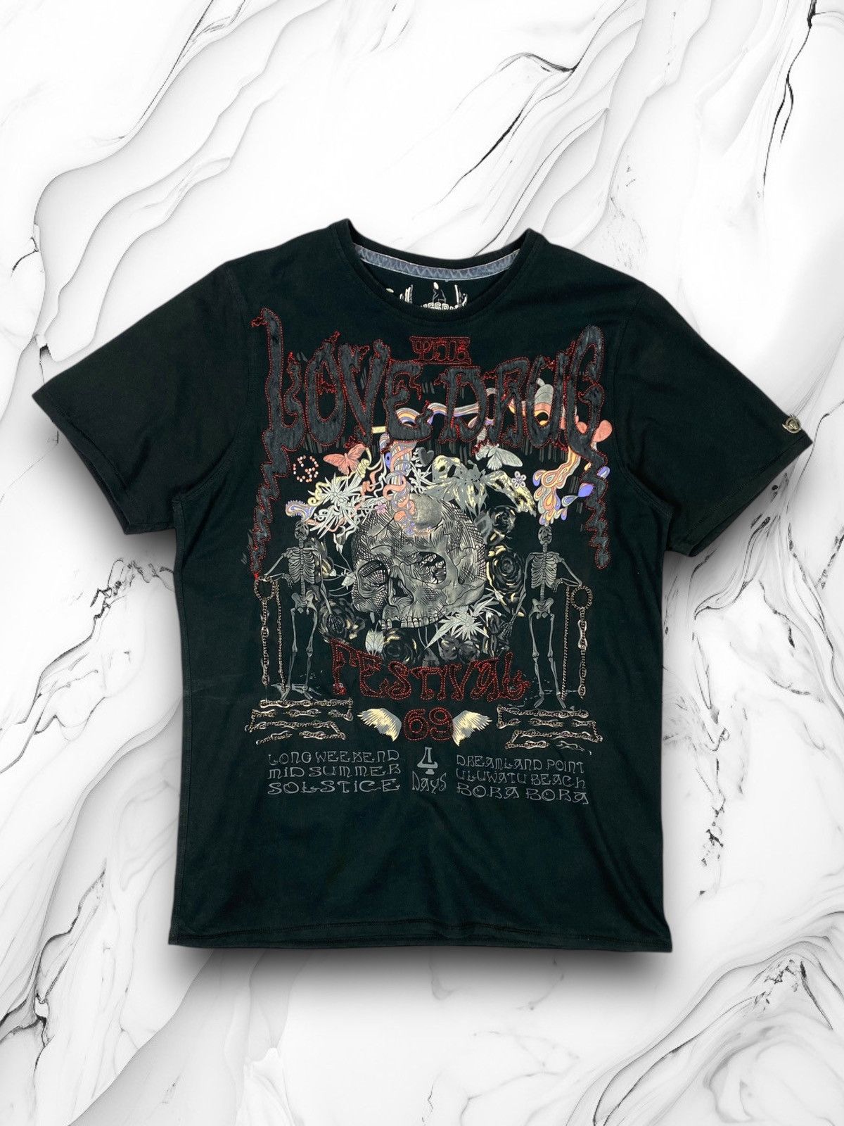 Ringspun Ringspun Skulls Affliction Style Avant Garde Tee Size US L / EU 52-54 / 3 - 1 Thumbnail