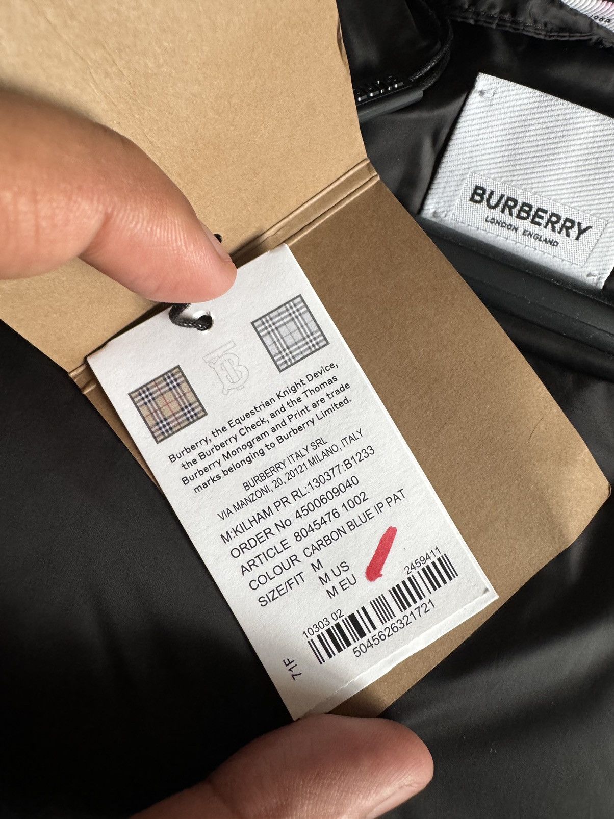Burberry × Designer Burberry Geometric Puffer Jacket Size US M / EU 48-50 / 2 - 13 Thumbnail