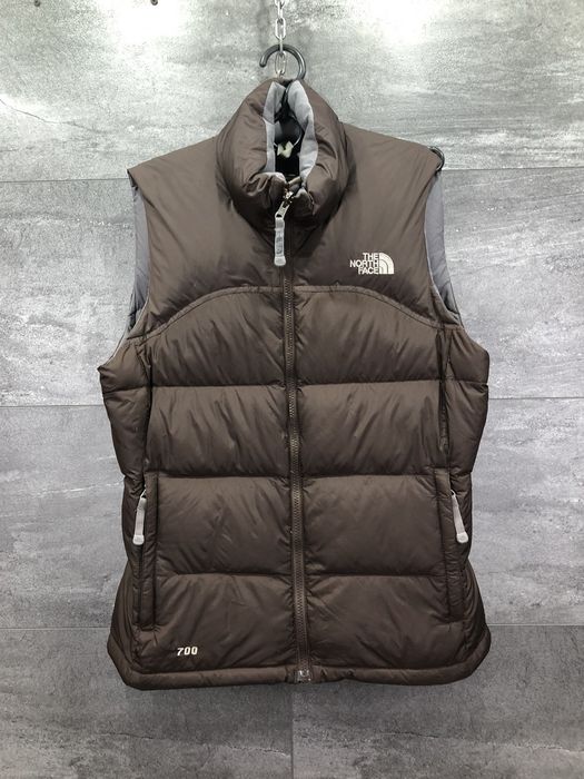 Vintage Vintage Womens The North Face Brown Puffer Vest Grailed