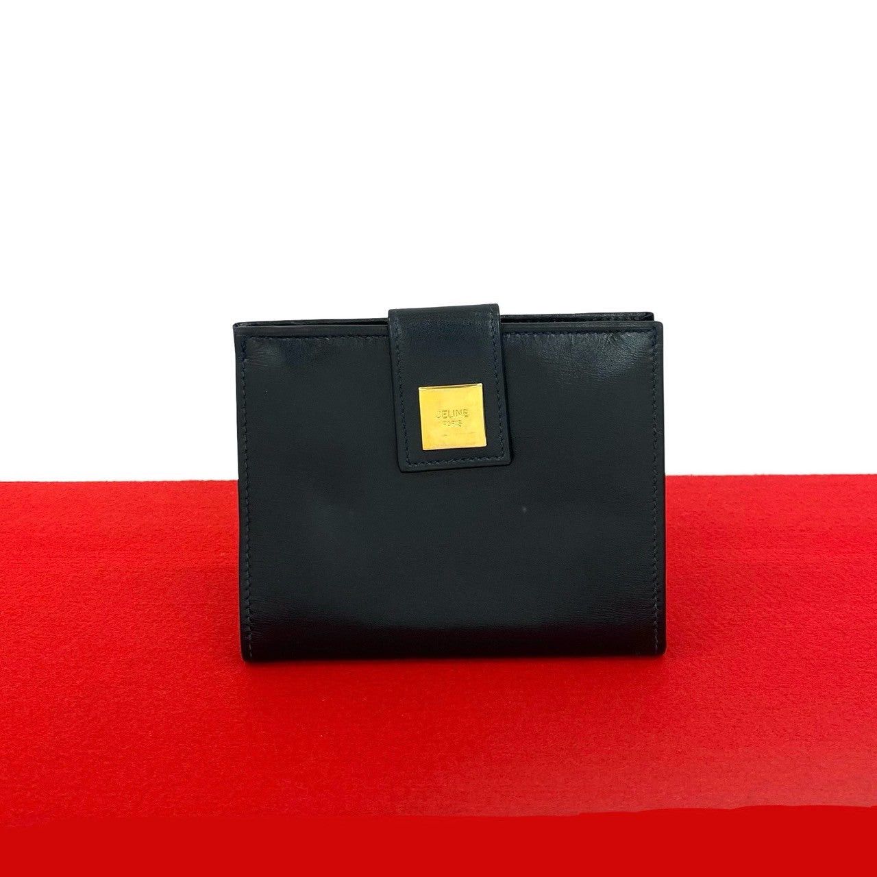 Celine Celine Blue Leather Size ONE SIZE - 1 Thumbnail