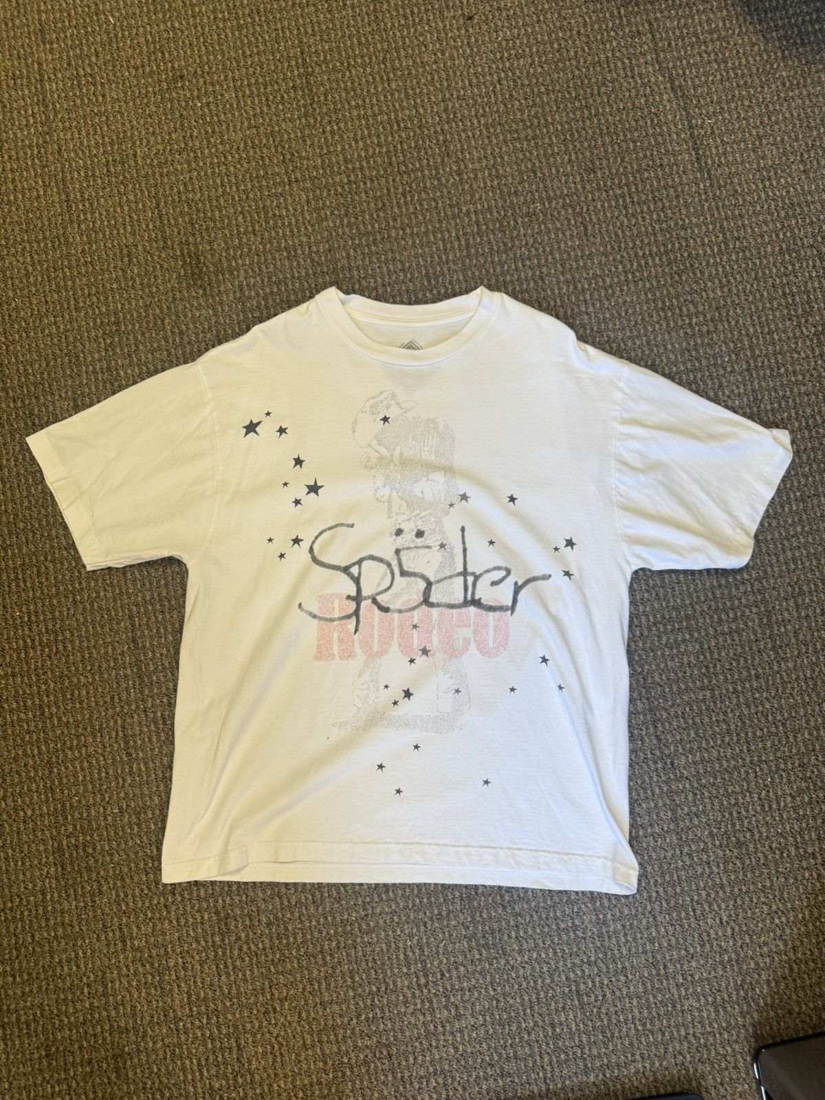 Sp5der × Travis Scott TRAVIS SCOTT X SP5DER DAYS BEFORE RODEO TEE SIZE XL Size US XL / EU 56 / 4 - 1 Thumbnail