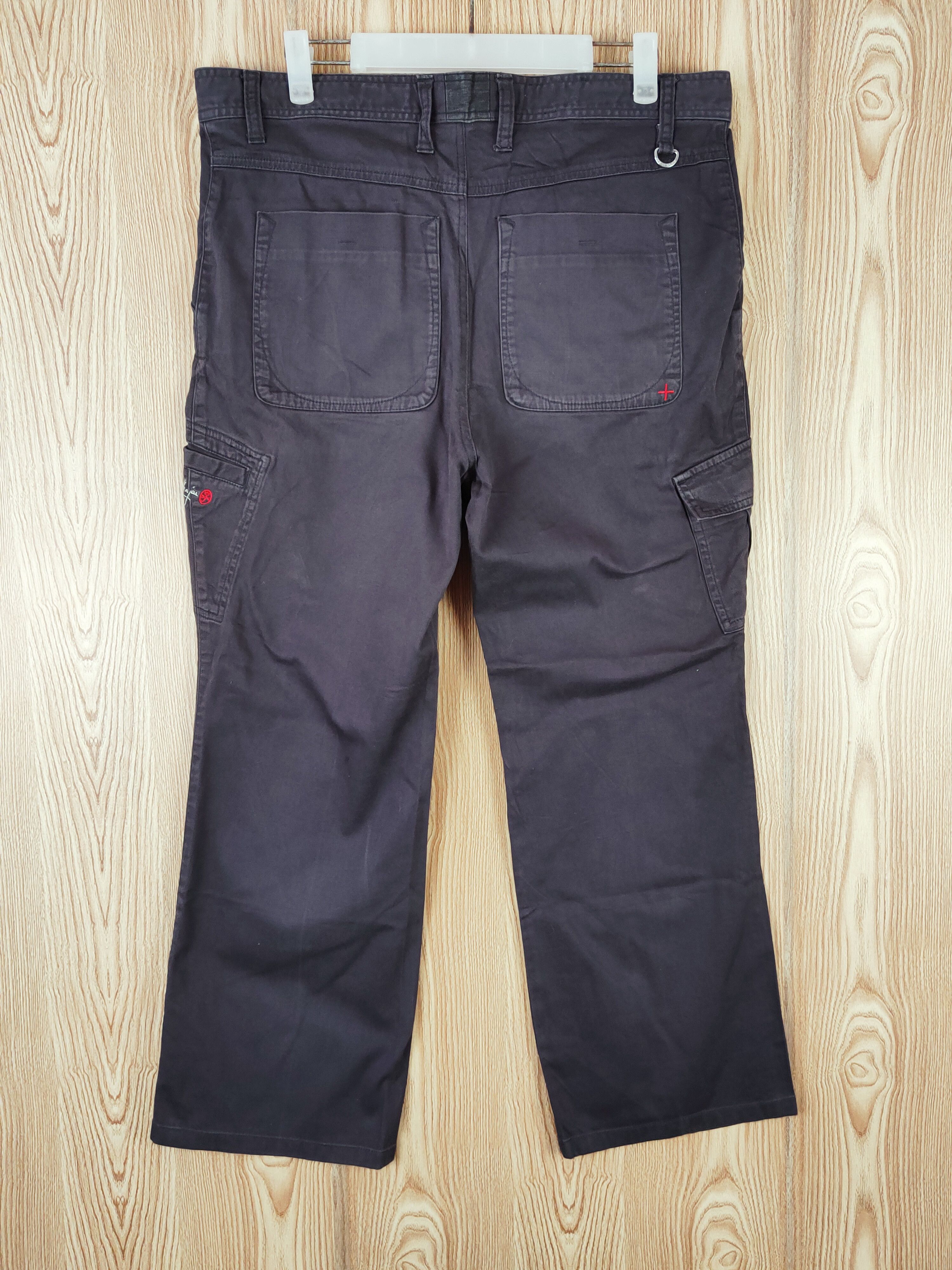 Japanese Brand Castelbajac Dark Blue Multipocket Tactical Cargo Pants #W275 Size US 35 - 8 Thumbnail