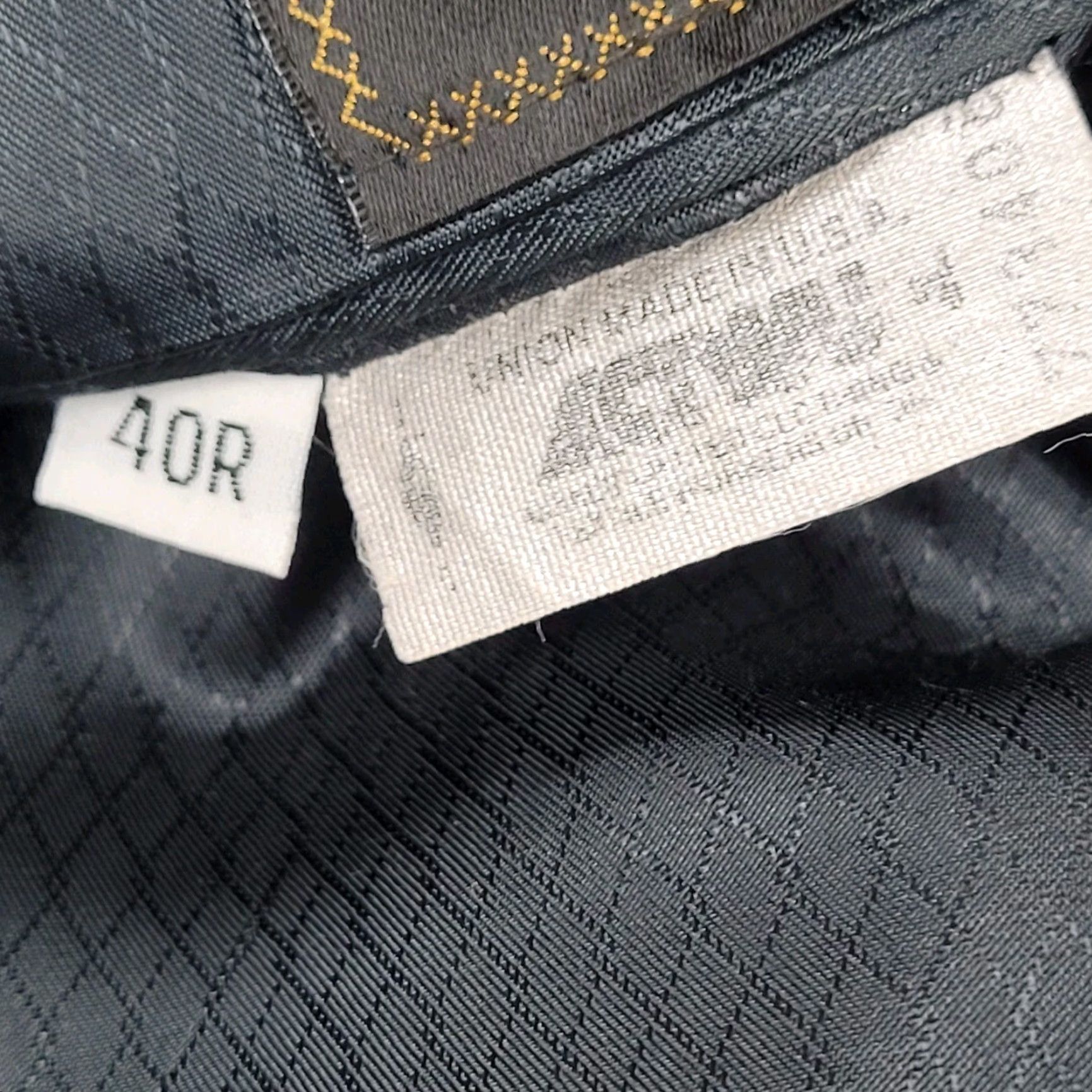 Hart Schaffner Marx Hart Schaffner Marx Blue 100% Wool Pinstriped 2 Button Blazer Sport Coat USA 40R Men Regular Notch Single-Breasted Two-Button Vintage Size 40R - 5 Thumbnail