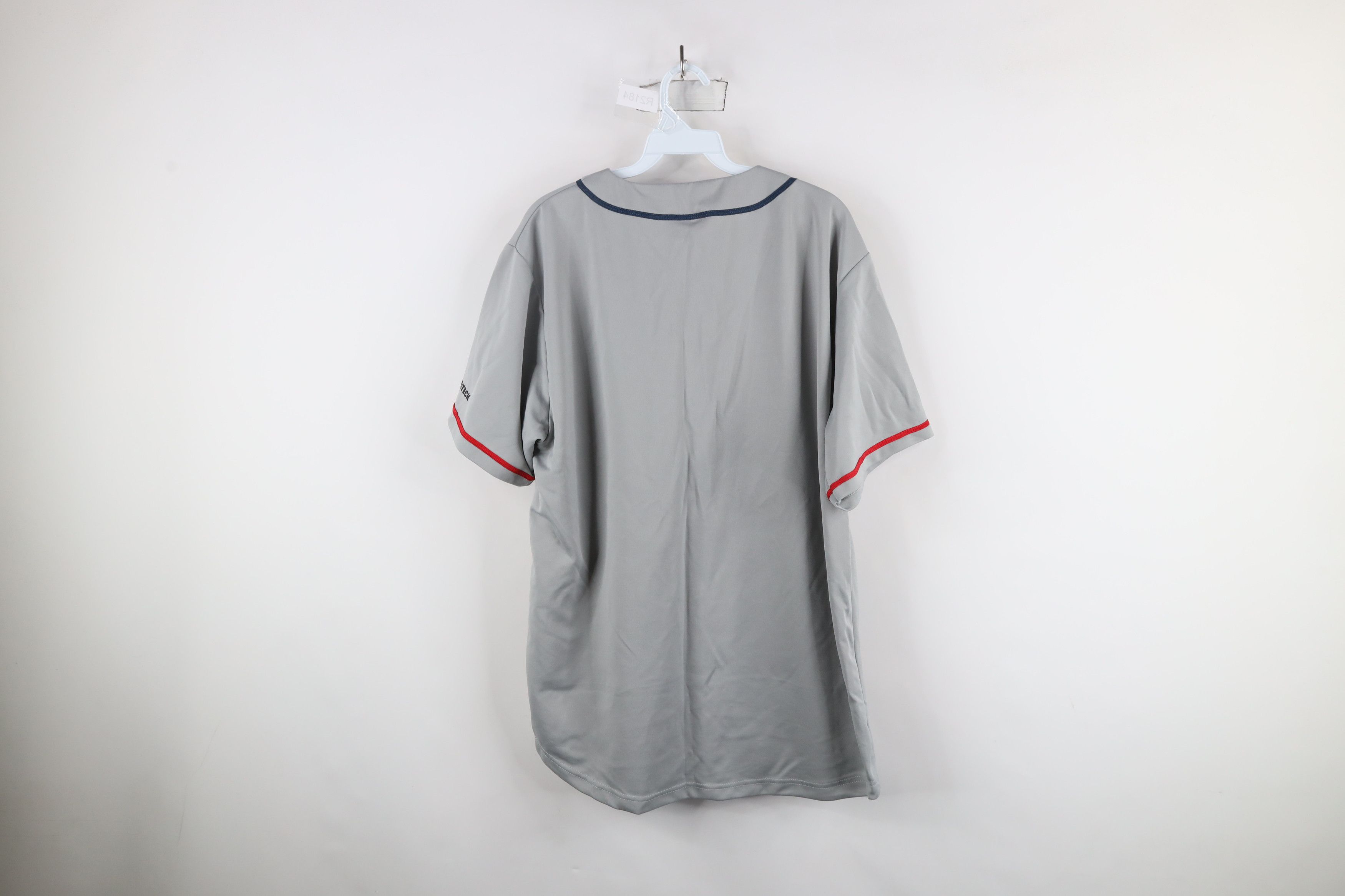 Vintage Vintage Spell Out Cleveland Indians Baseball Jersey Gray Size US XL / EU 56 / 4 - 9 Thumbnail