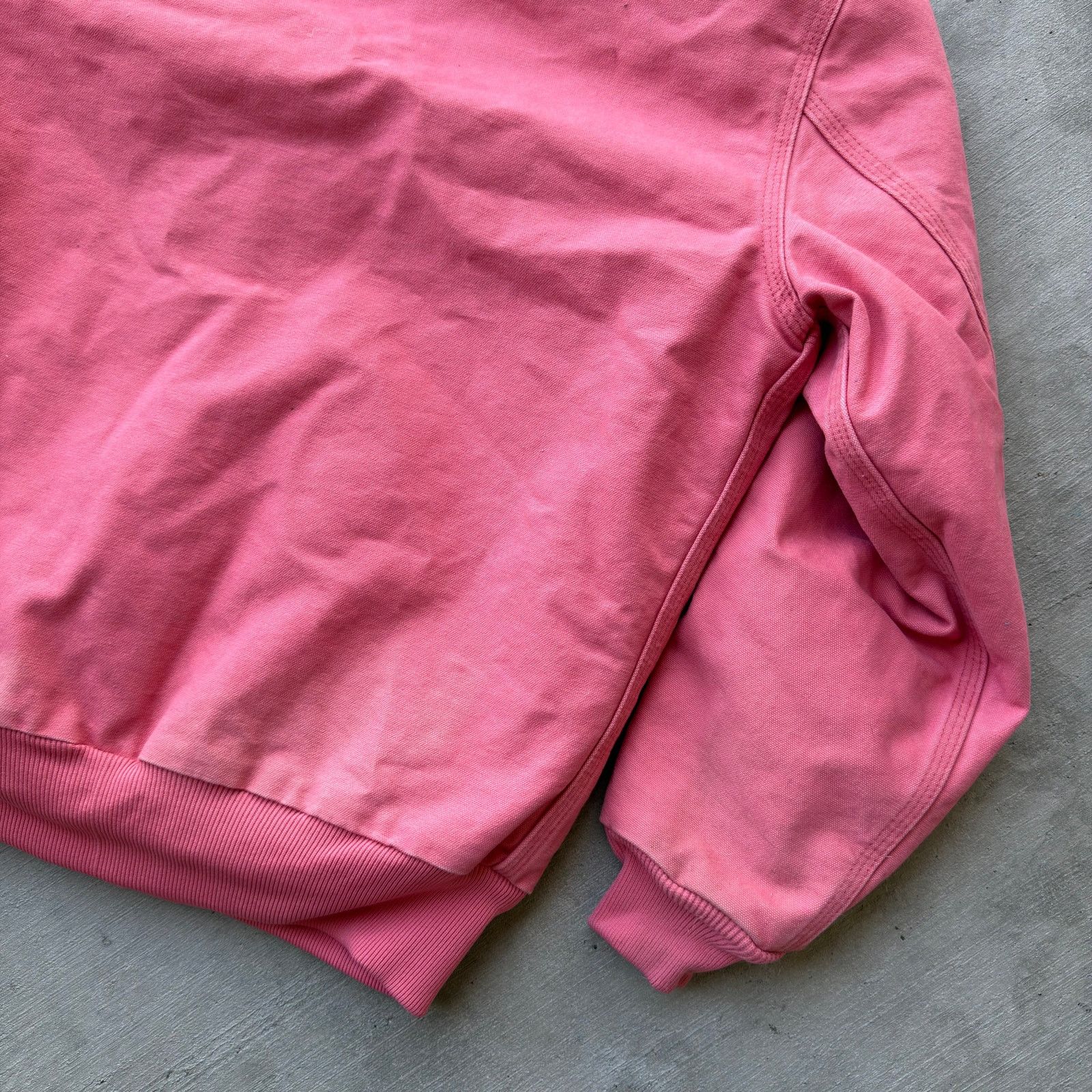 Carhartt × Vintage Carhartt WOMENS J130 pink hooded work wear jacket Size US M / EU 48-50 / 2 - 8 Thumbnail