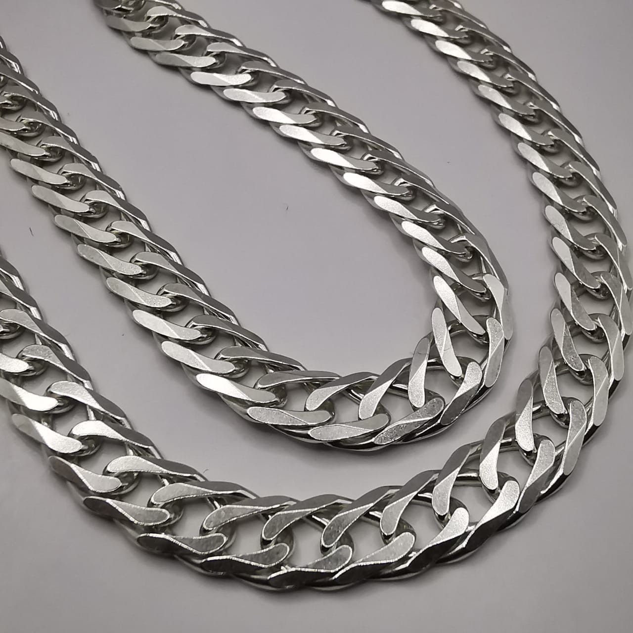 Sterling Silver Vintage Jewelry Chain, 925 Sterling Silver, Signed 28,99g Size ONE SIZE - 7 Thumbnail