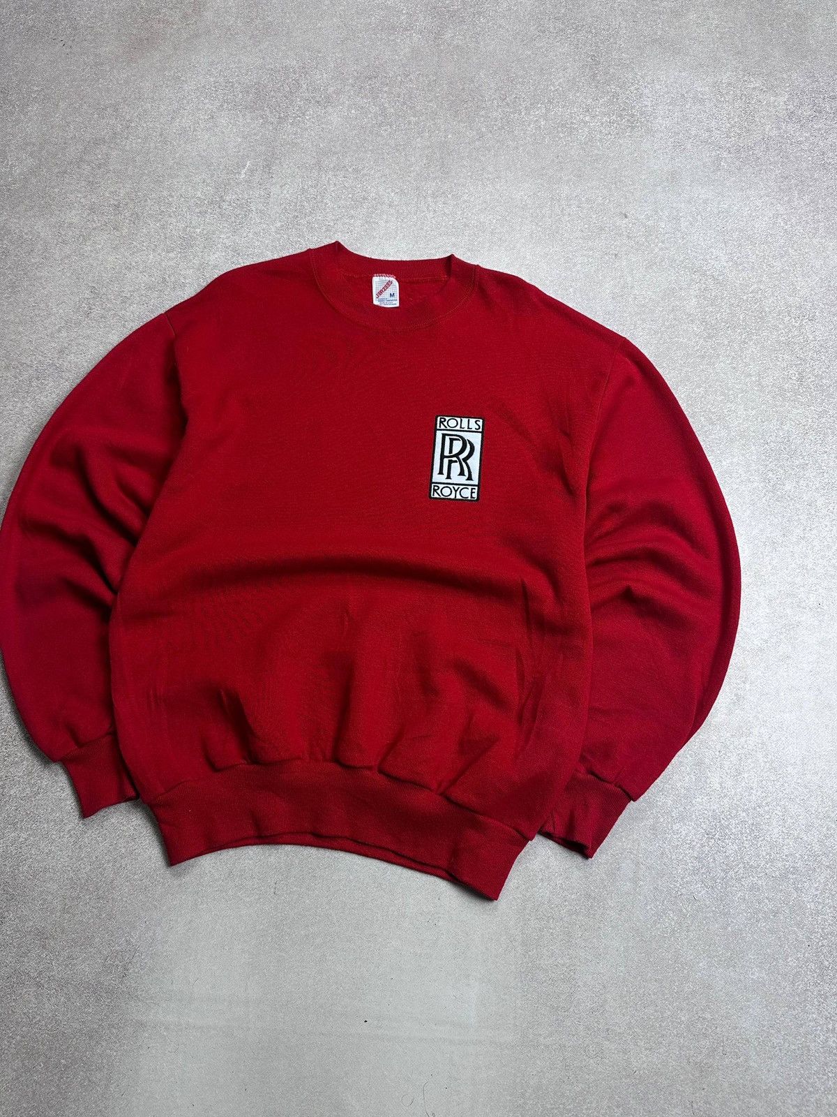 Vintage Vintage Rolls Royce Jerzees Boxy Sweatshirt Y2K M Size US M / EU 48-50 / 2 - 2 Thumbnail