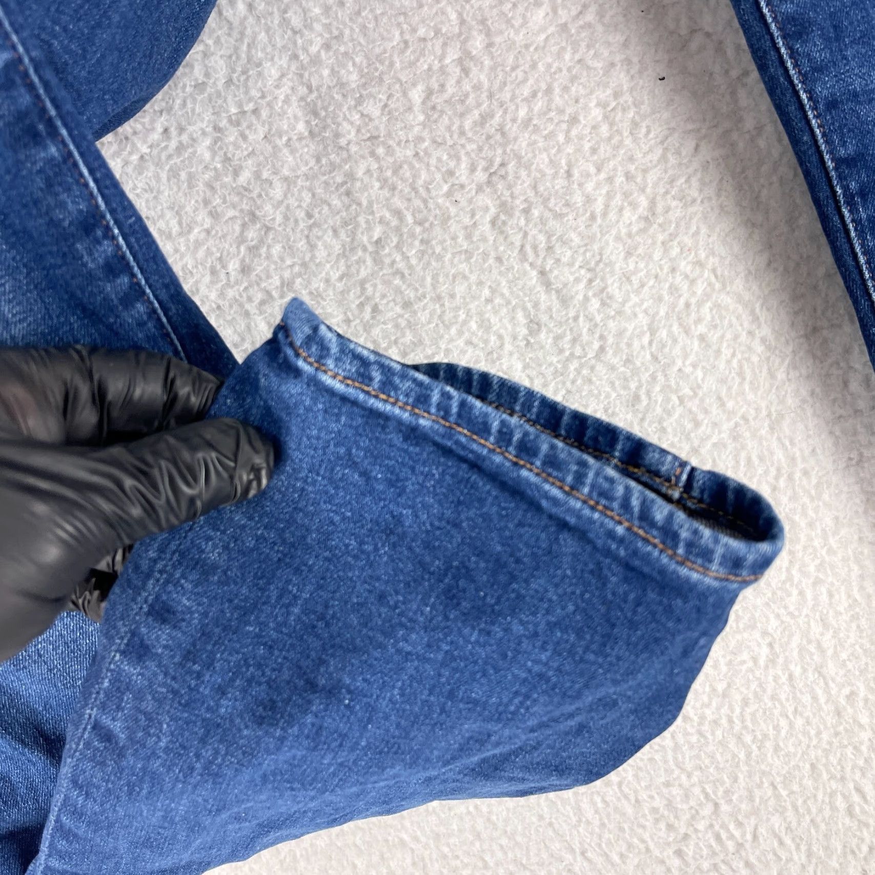 Frame FRAME L'Homme Slim Leg Jeans Womens Size 32 Blue Burroughs Denim Mid-Rise Casual Shirt? Size 24" / US 00 / IT 34 - 7 Thumbnail