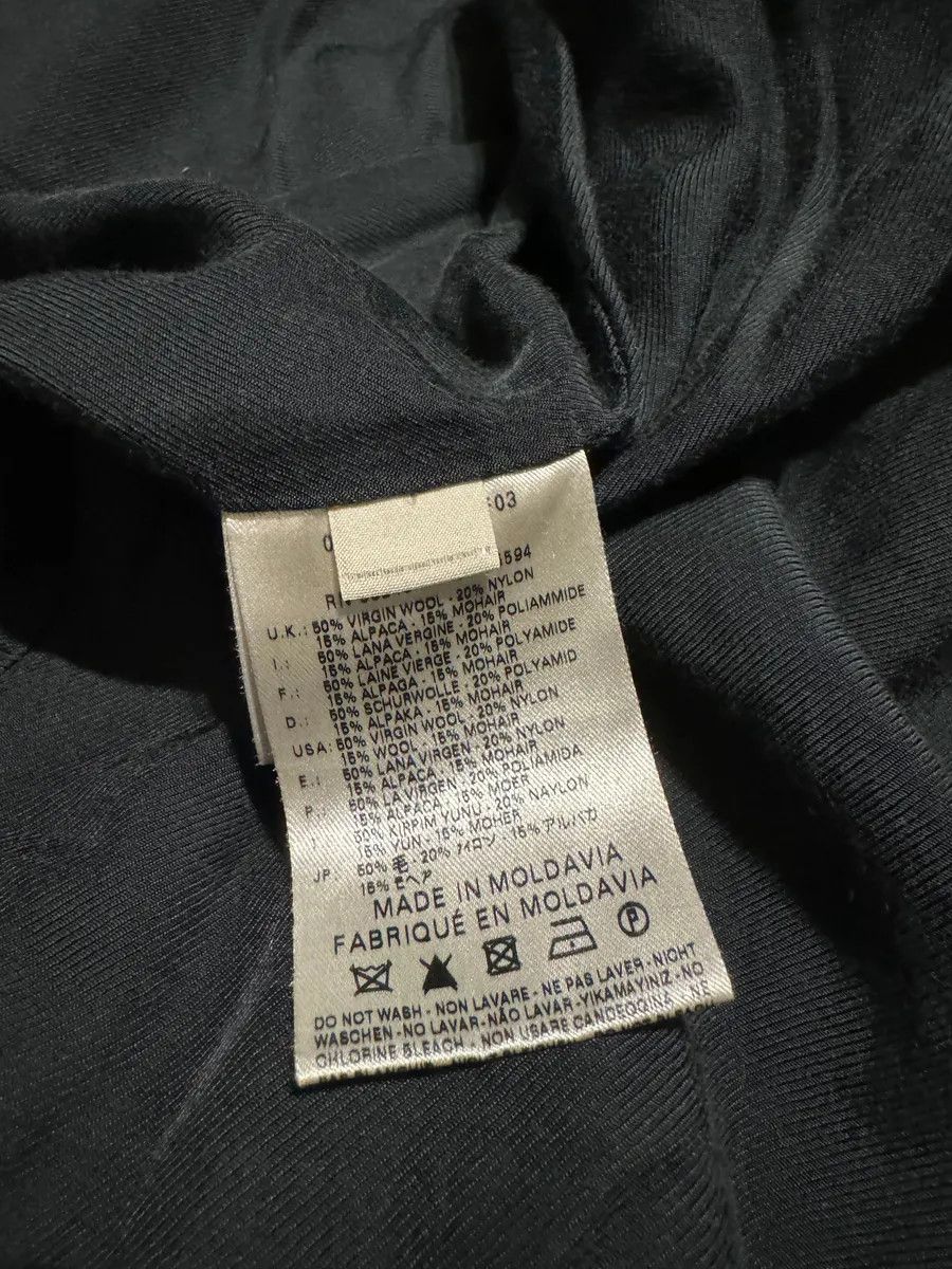 Diesel Diesel Black Gold Grey Blurred Wool Long Buttoned Coat Size US XS / EU 42 / 0 - 6 Thumbnail